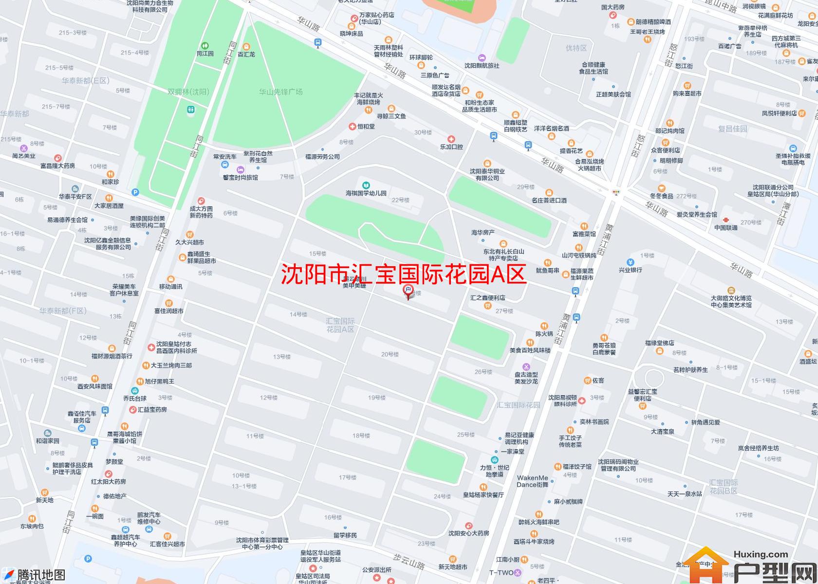 汇宝国际花园A区小区 - 户型网