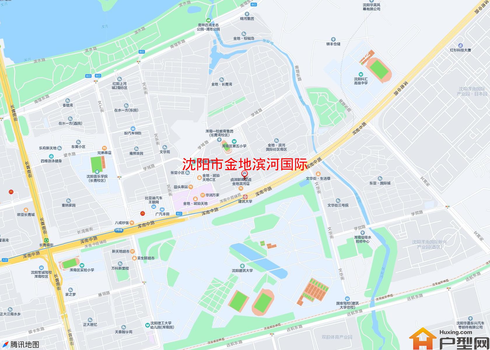 金地滨河国际小区 - 户型网