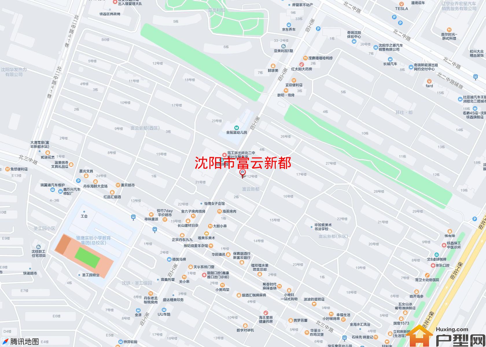 富云新都小区 - 户型网