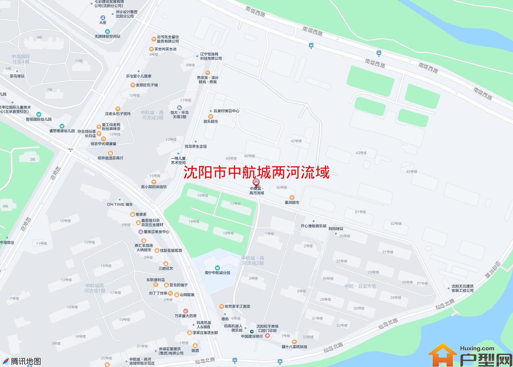 中航城两河流域小区 - 户型网