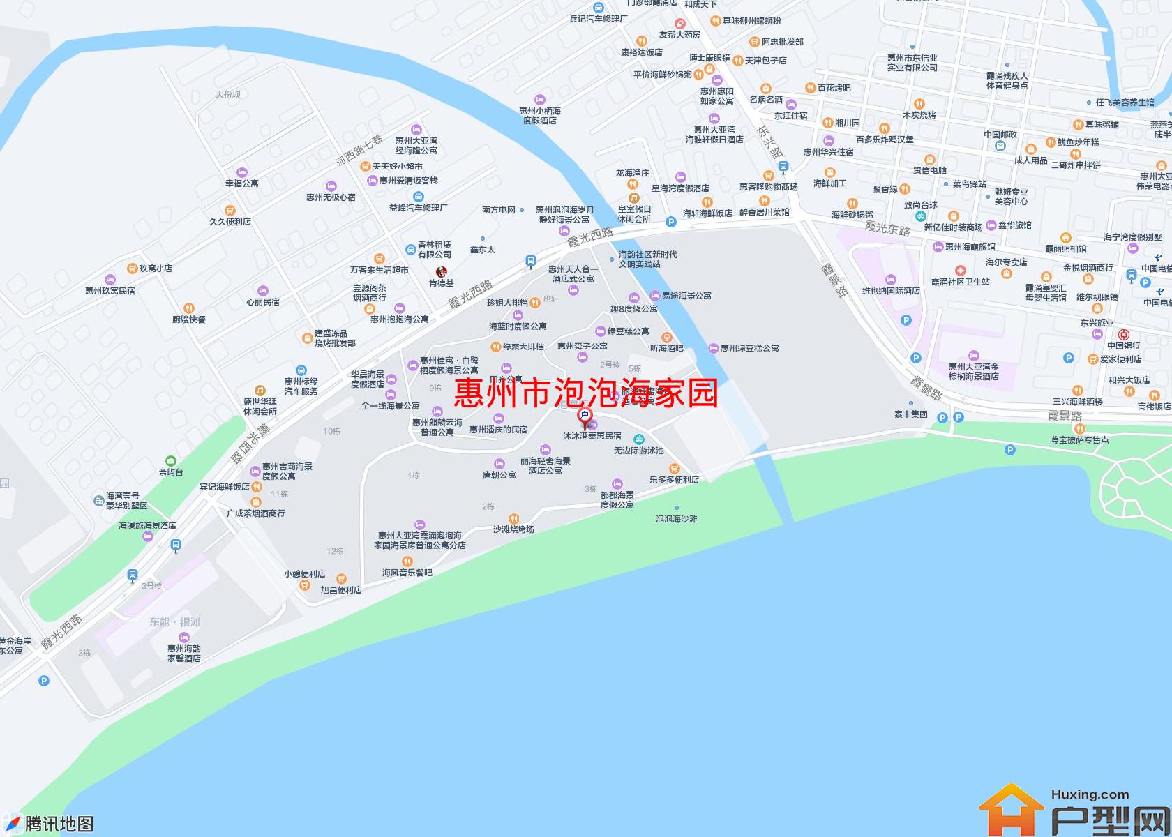 泡泡海家园小区 - 户型网