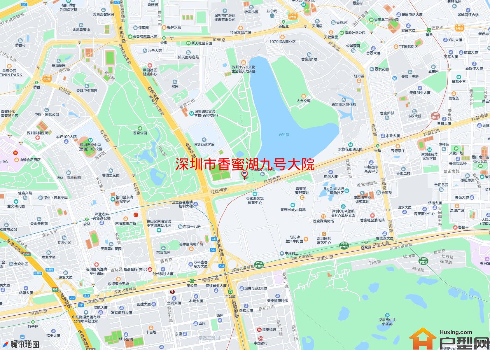 香蜜湖九号大院小区 - 户型网