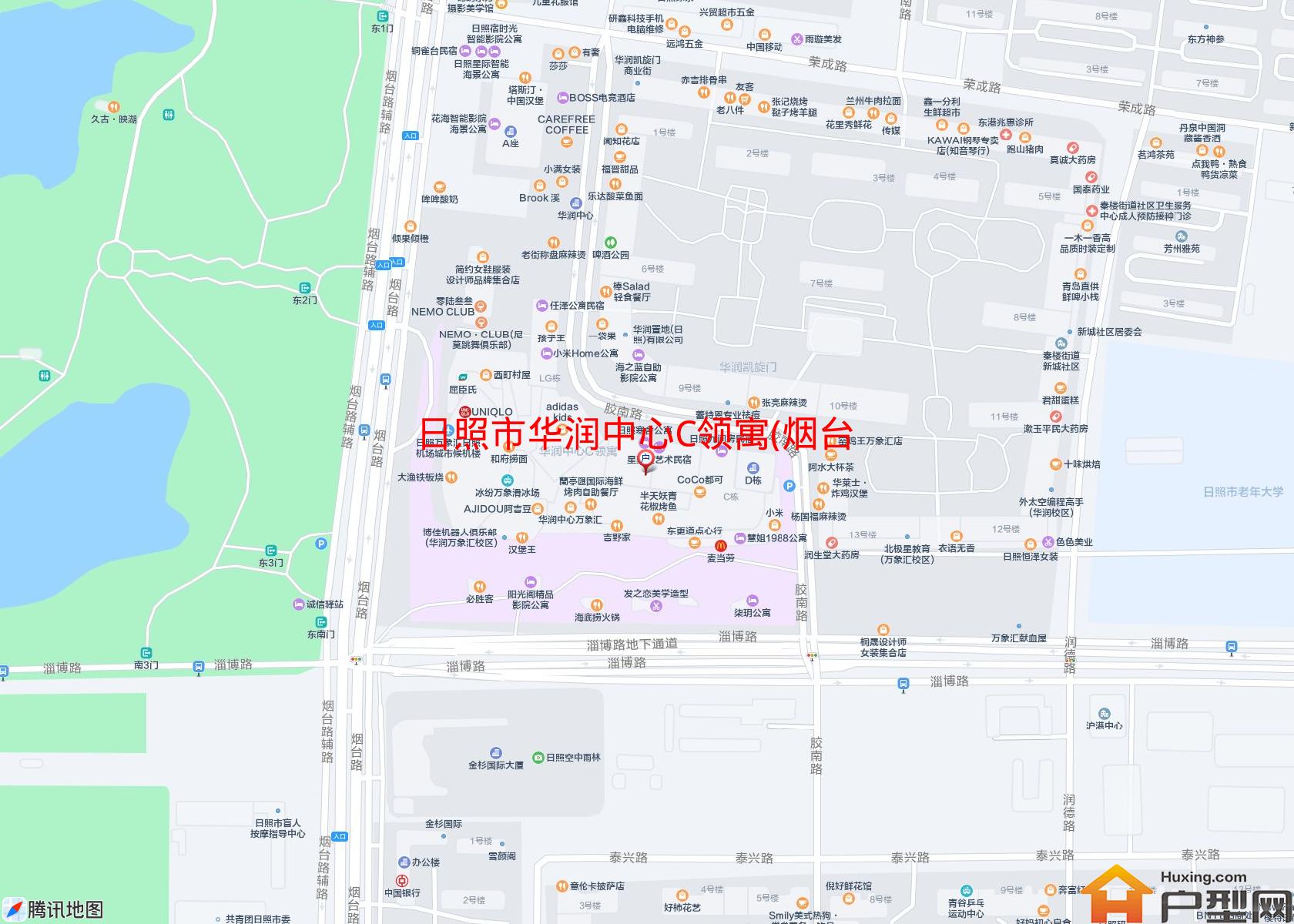 华润中心C领寓(烟台路)小区 - 户型网