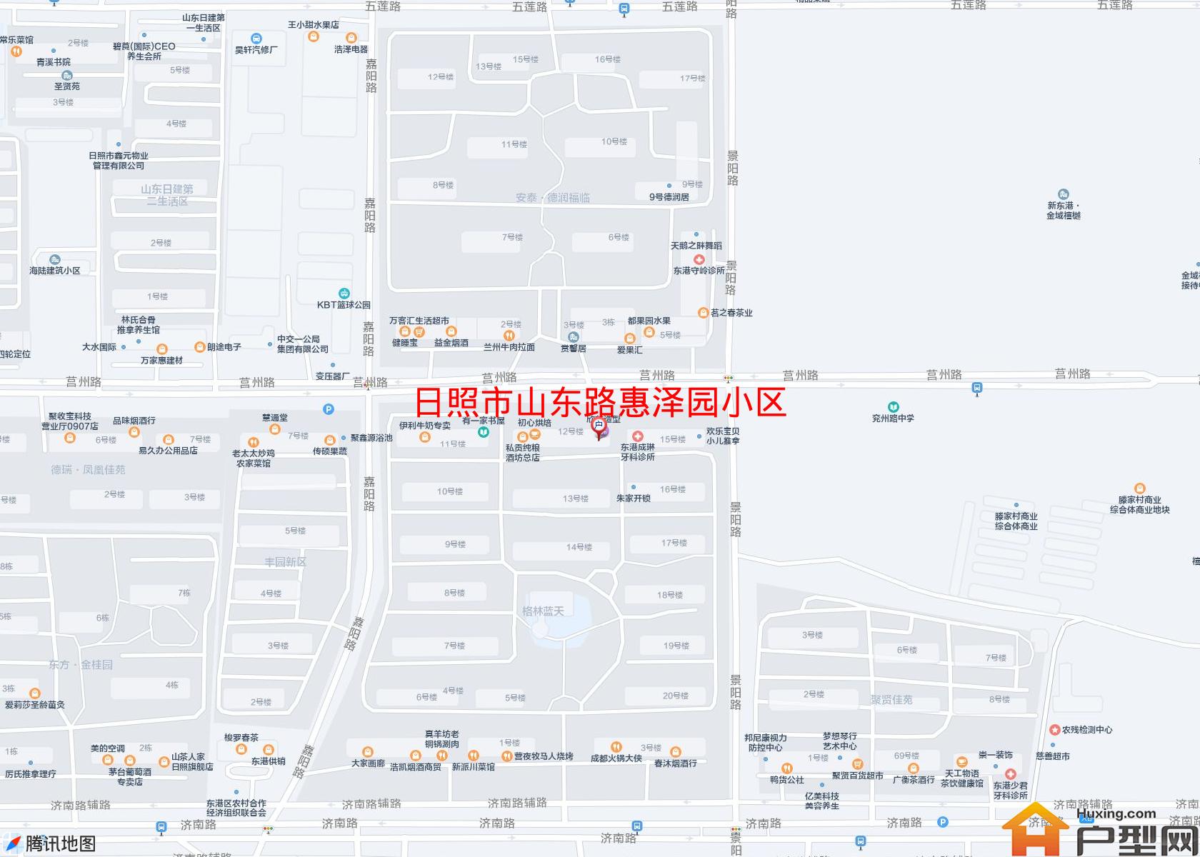 山东路惠泽园小区小区 - 户型网