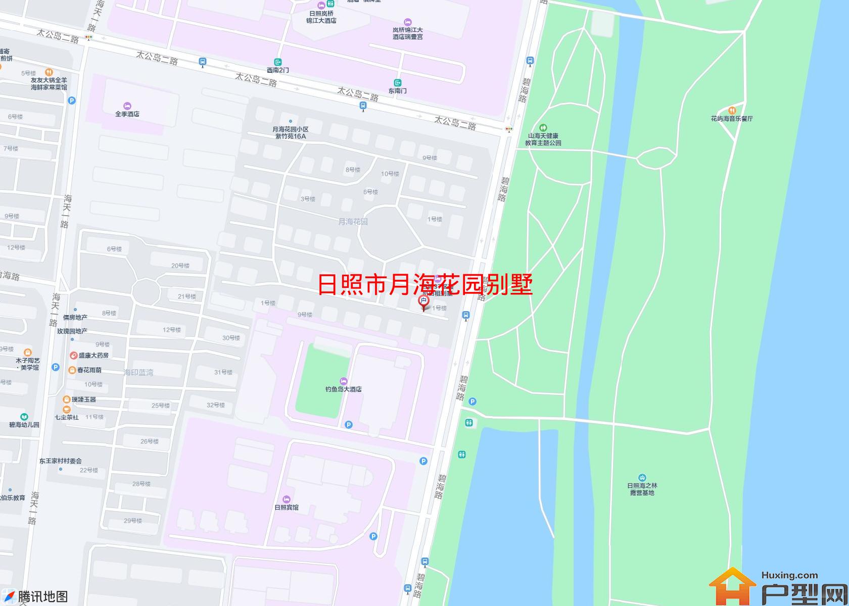 月海花园别墅小区 - 户型网