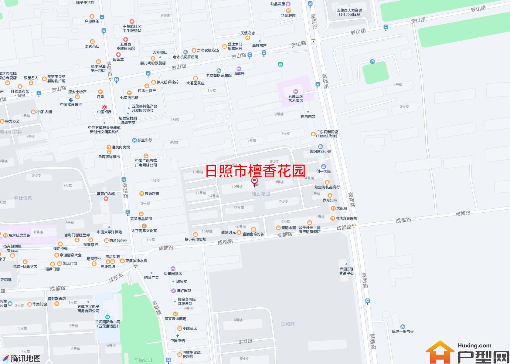 檀香花园小区 - 户型网