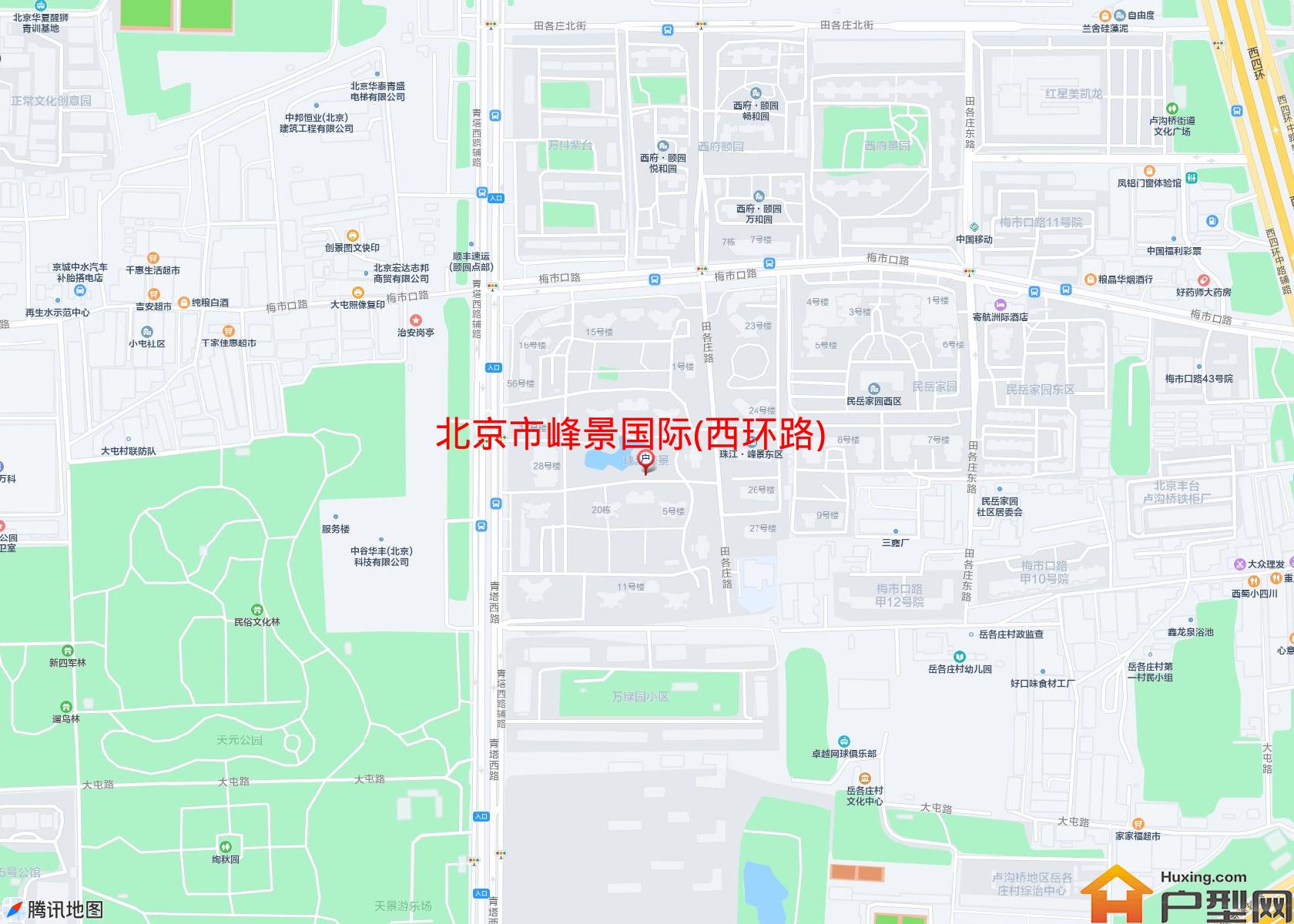 峰景国际(西环路)小区 - 户型网