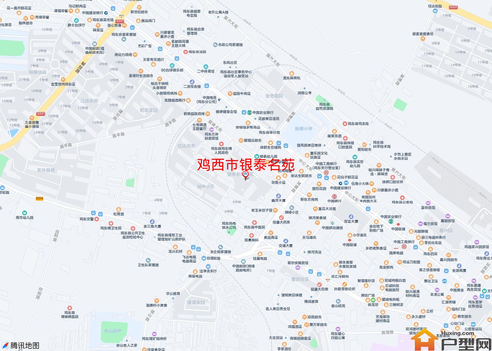 银泰名苑小区 - 户型网