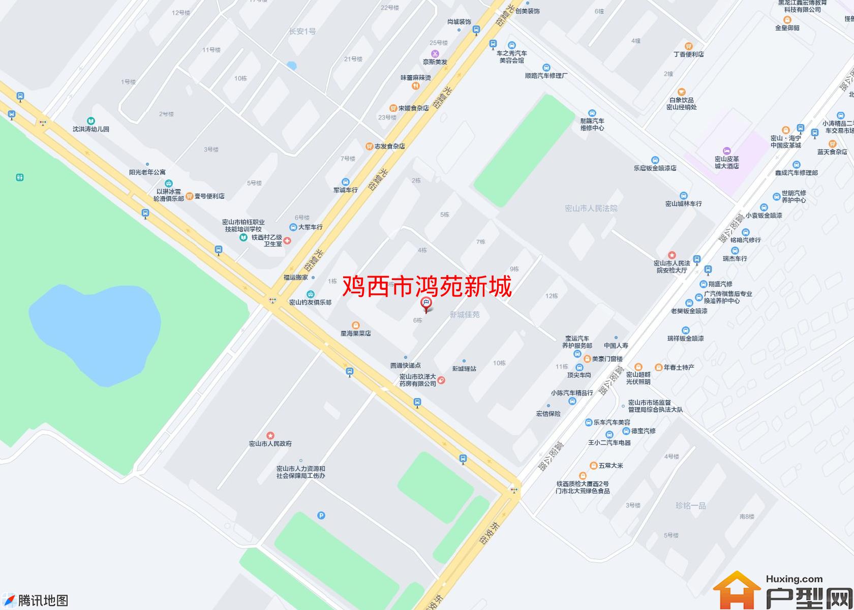鸿苑新城小区 - 户型网