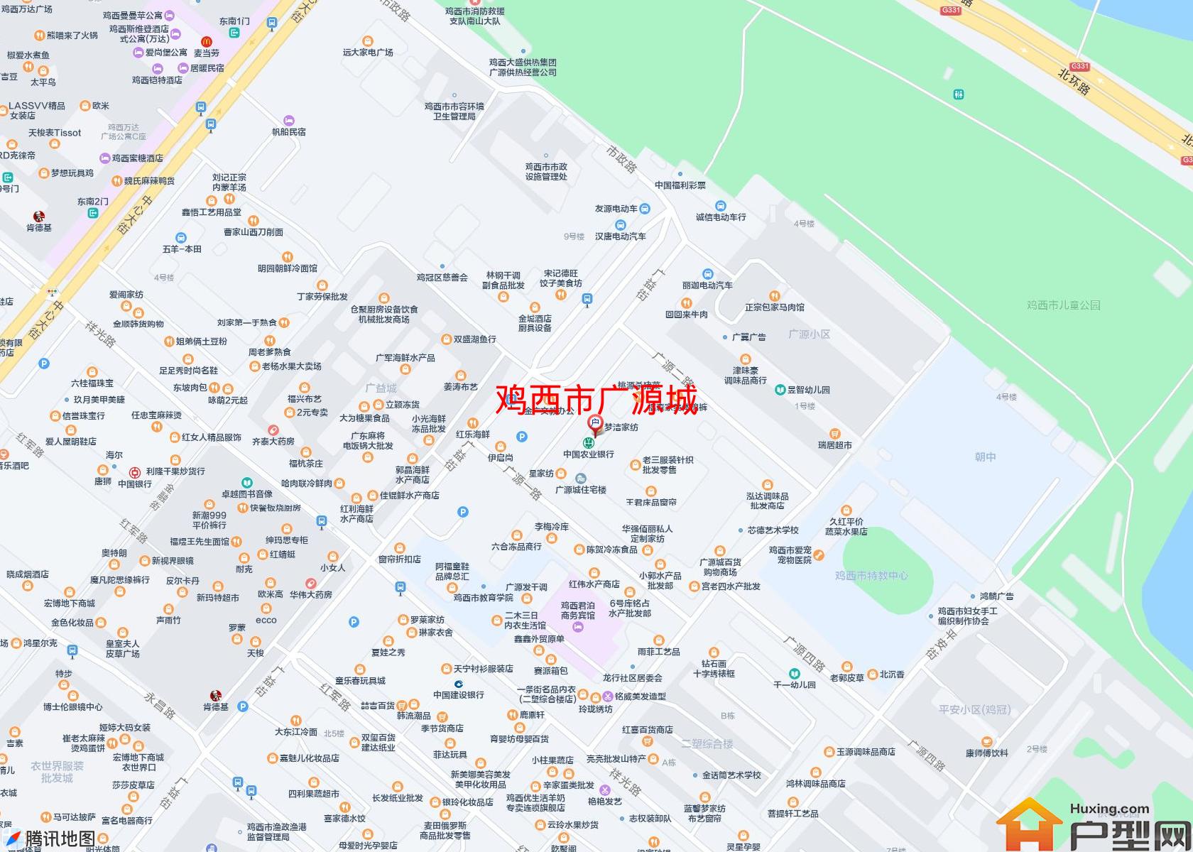 广源城小区 - 户型网