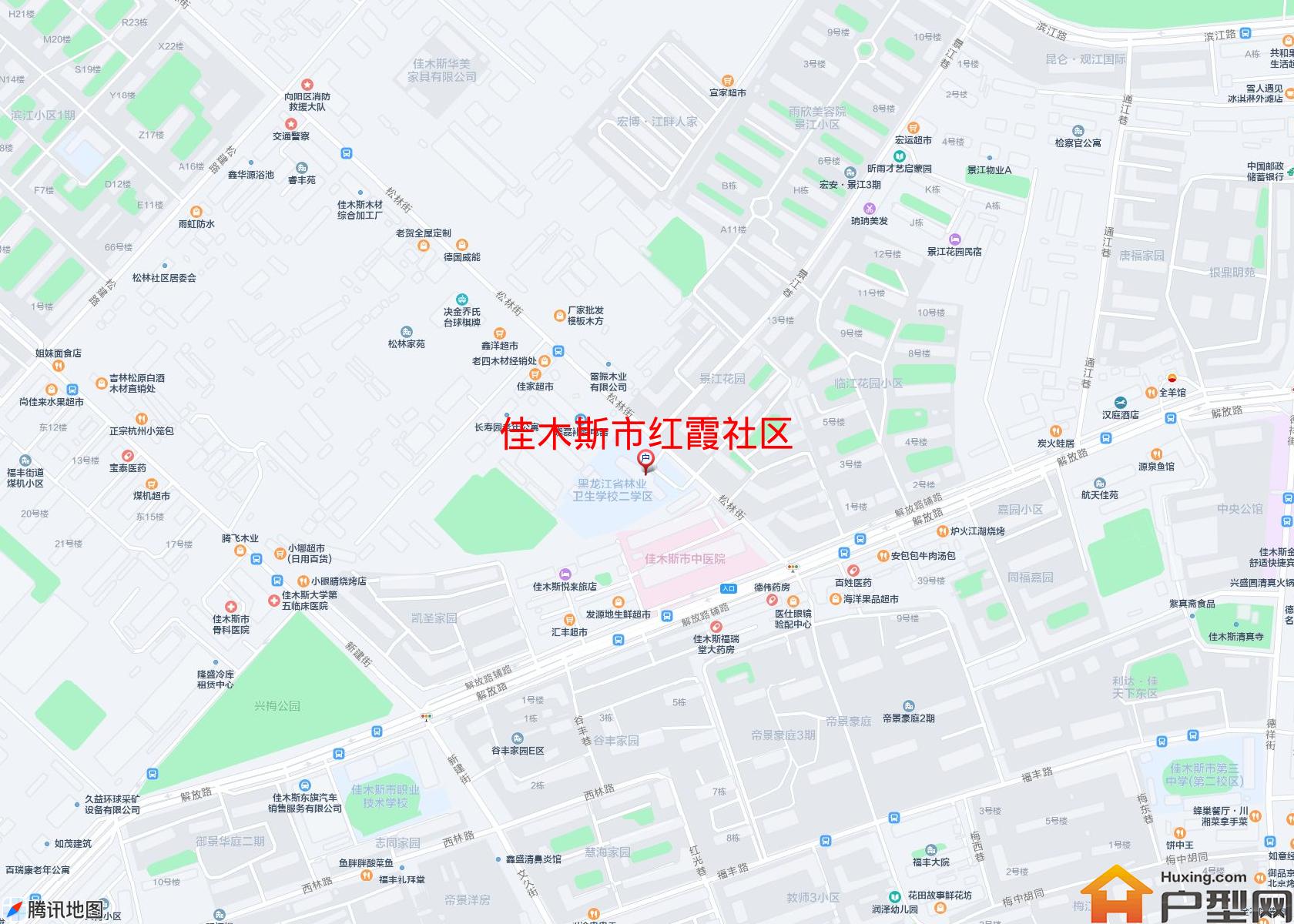 红霞社区小区 - 户型网