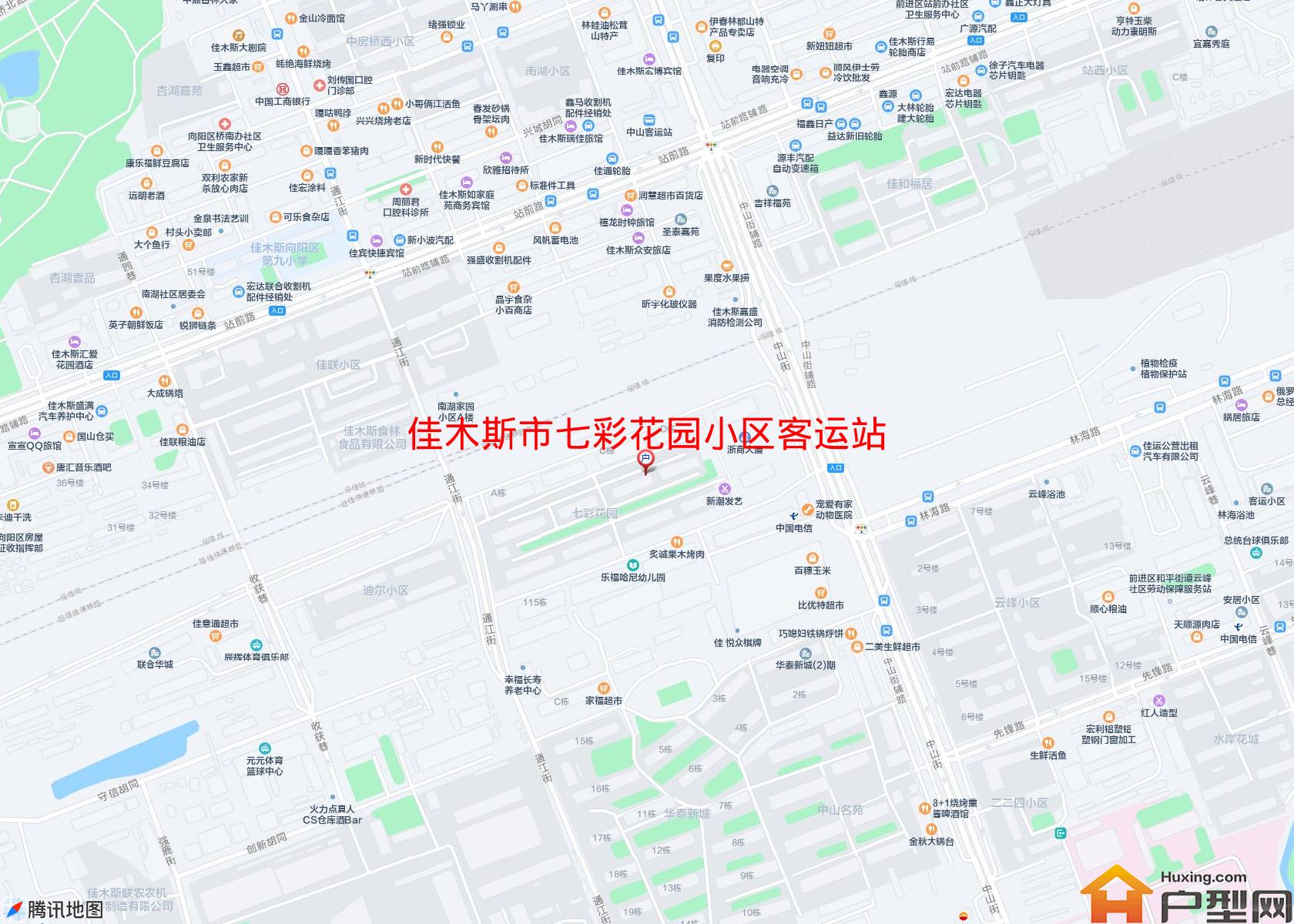 七彩花园小区客运站小区 - 户型网