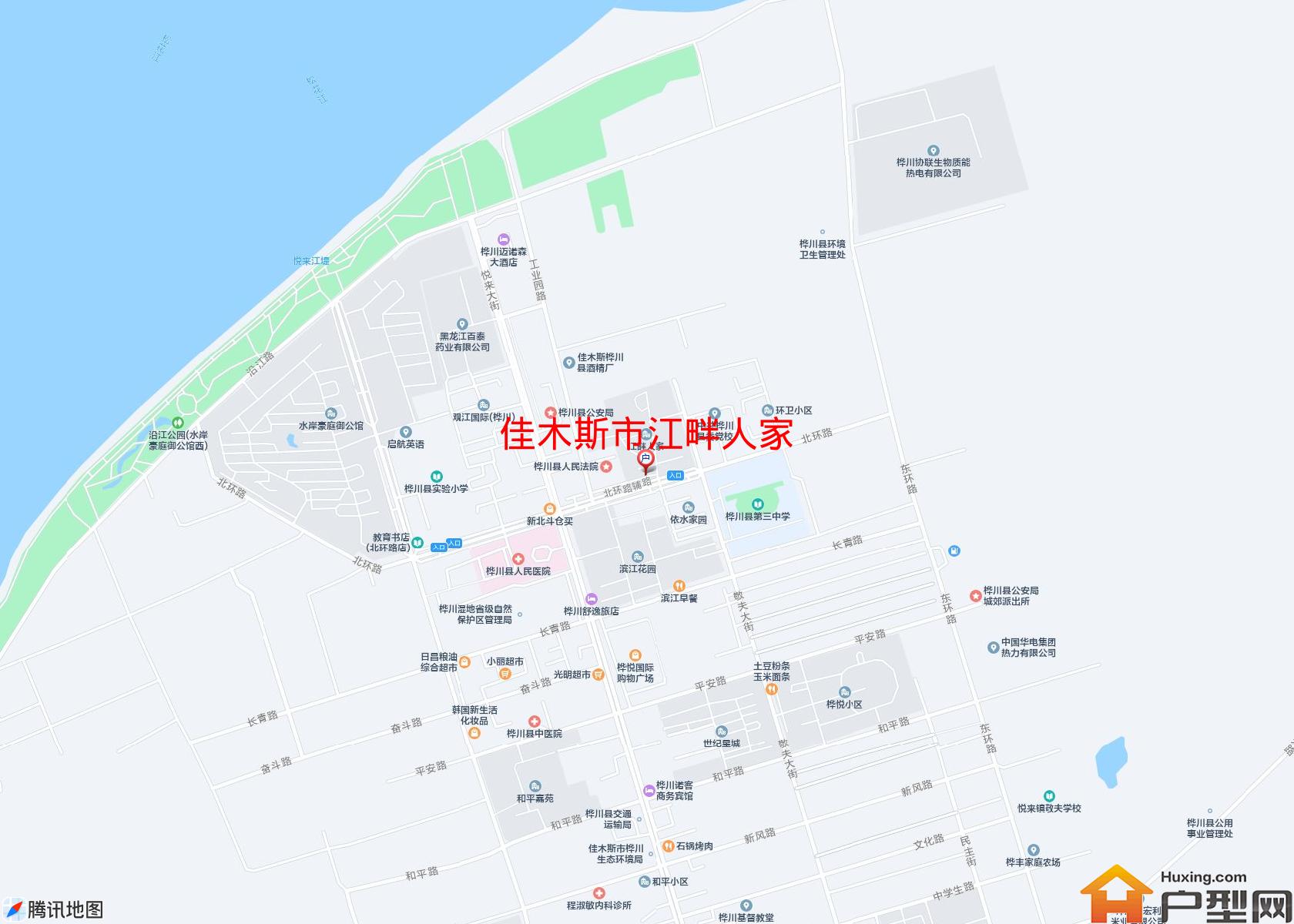 江畔人家小区 - 户型网
