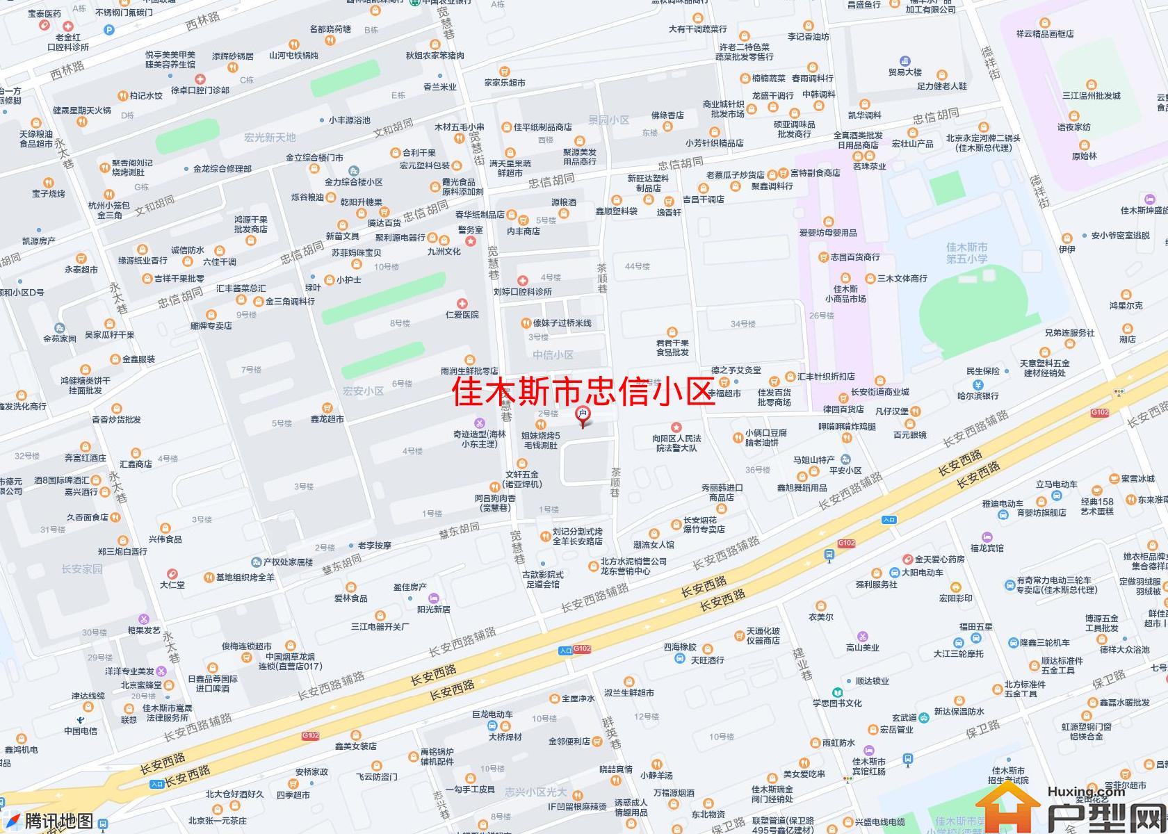 忠信小区小区 - 户型网
