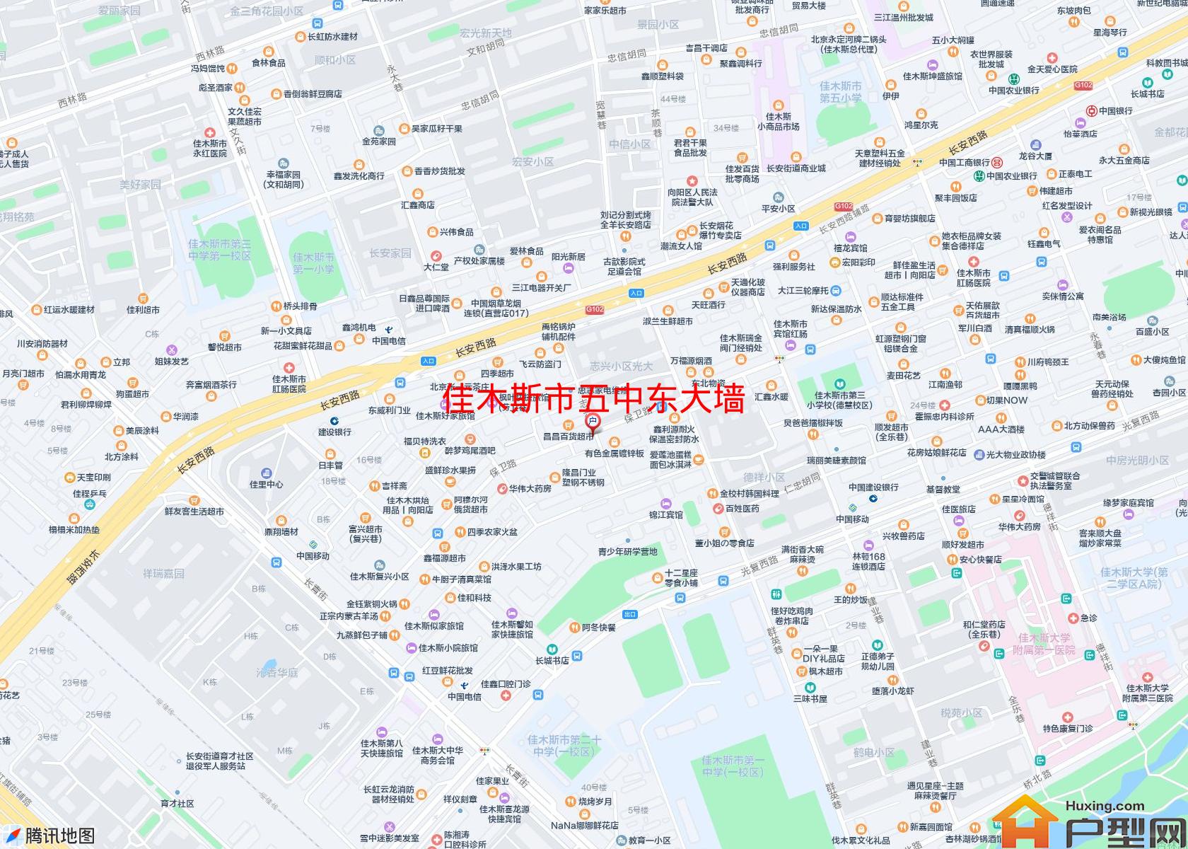 五中东大墙小区 - 户型网