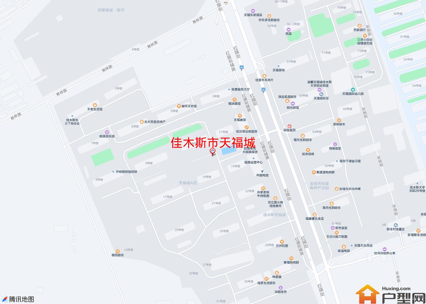 天福城小区 - 户型网