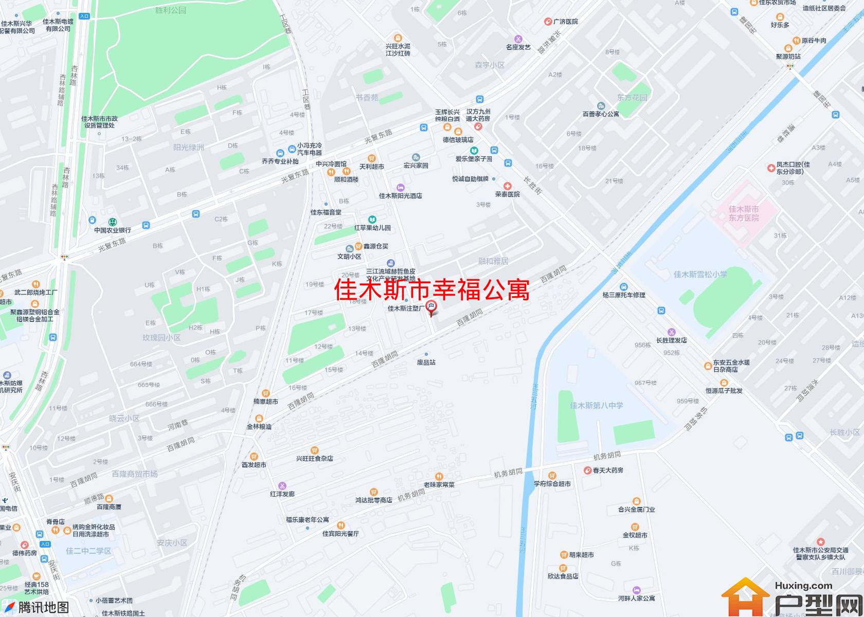 幸福公寓小区 - 户型网