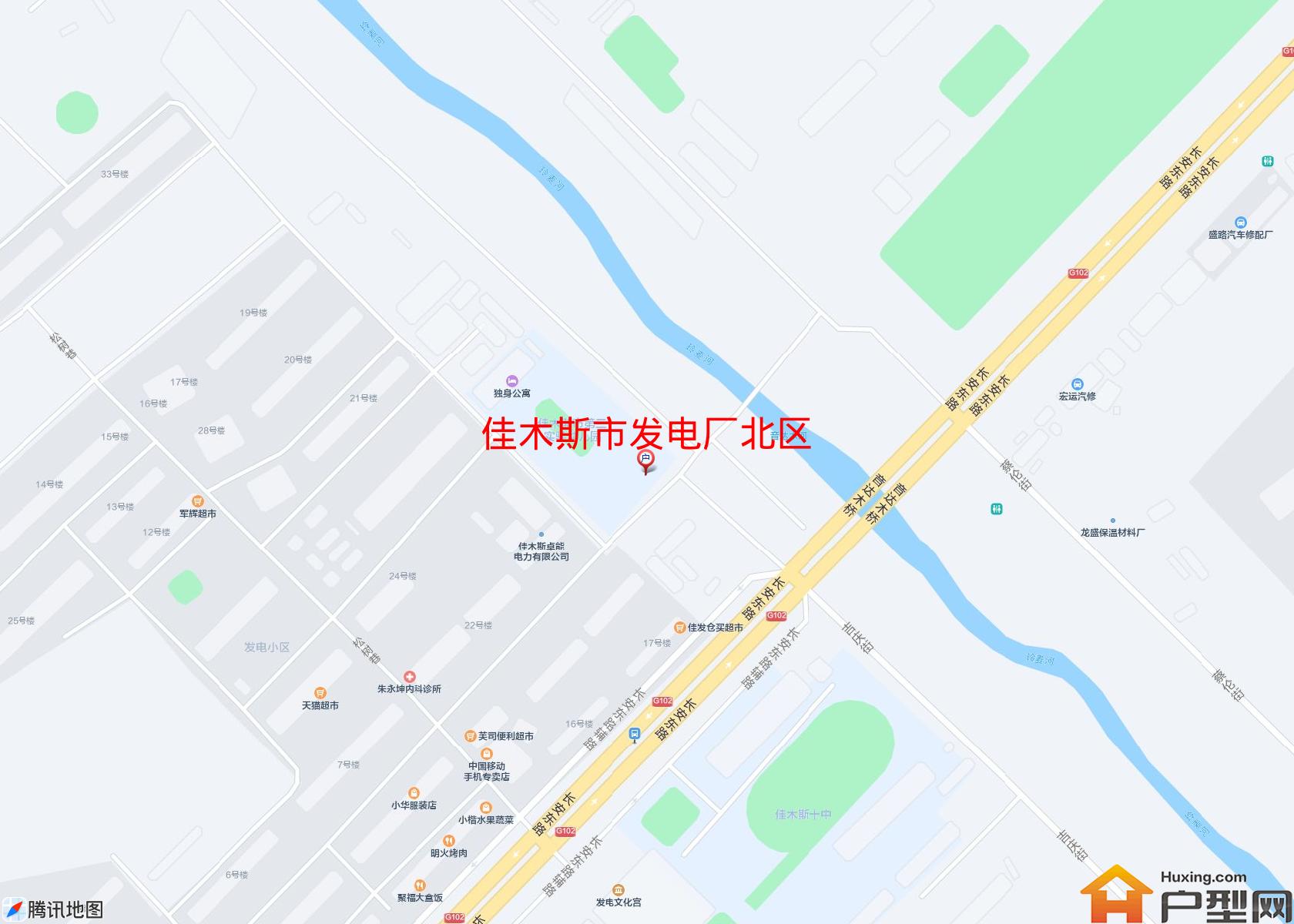 发电厂北区小区 - 户型网