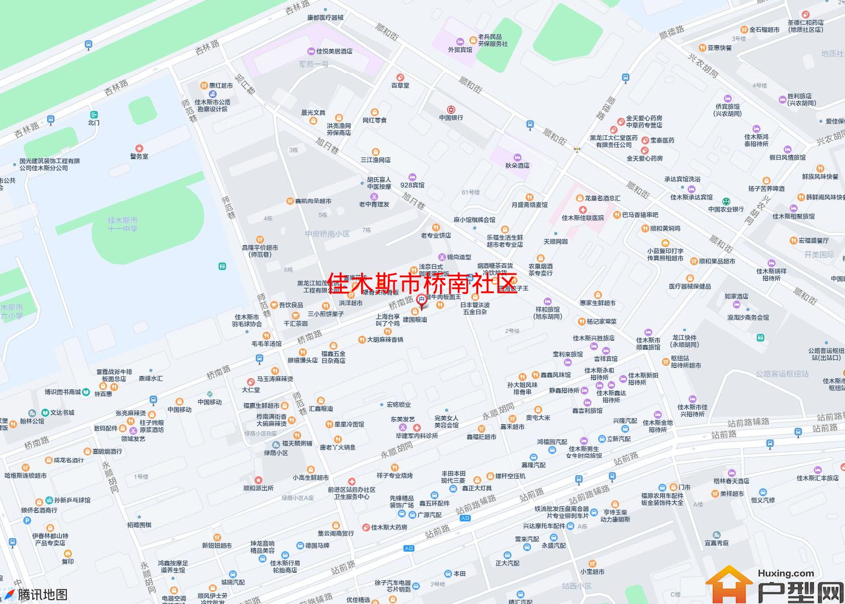 桥南社区小区 - 户型网