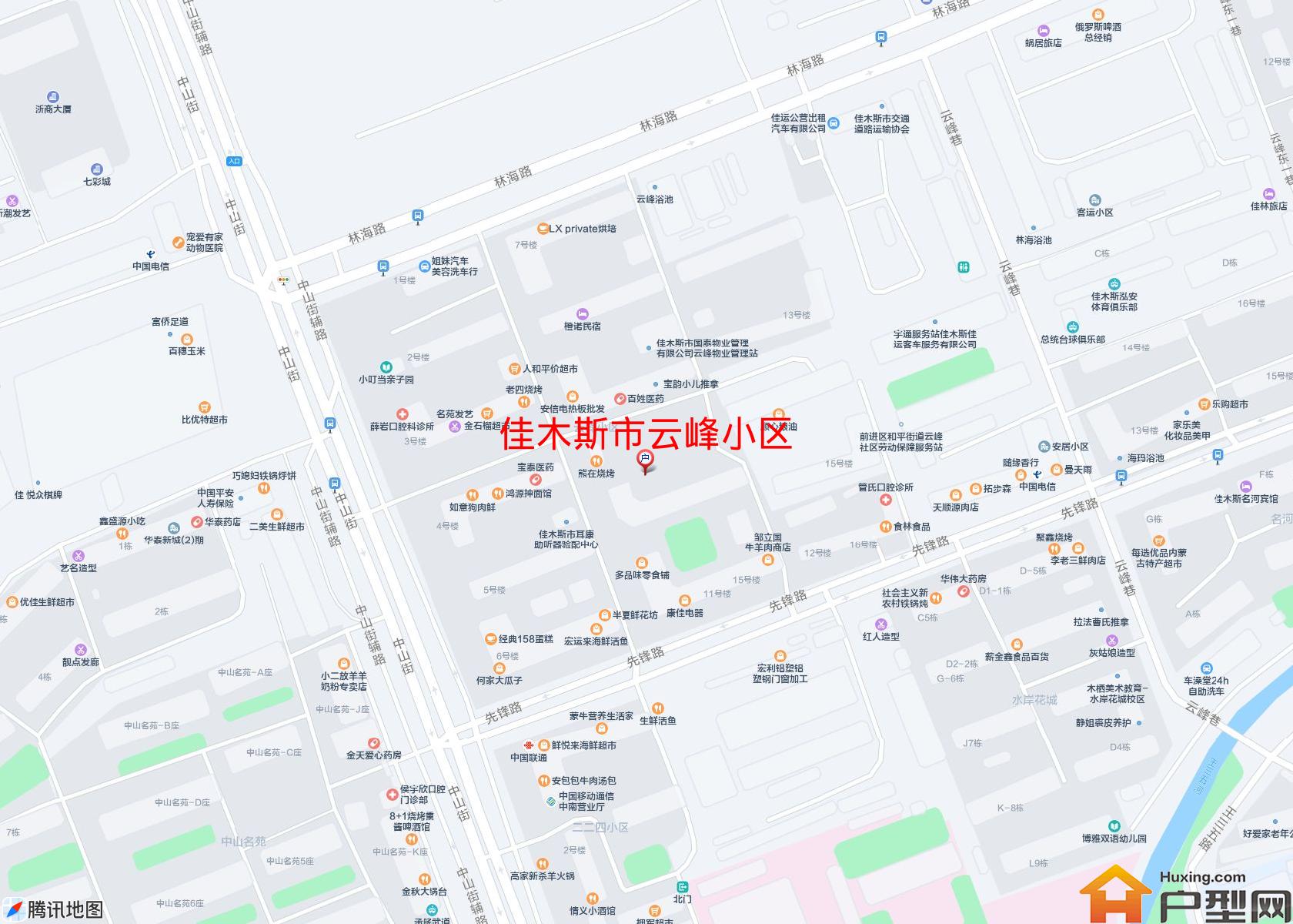 云峰小区小区 - 户型网