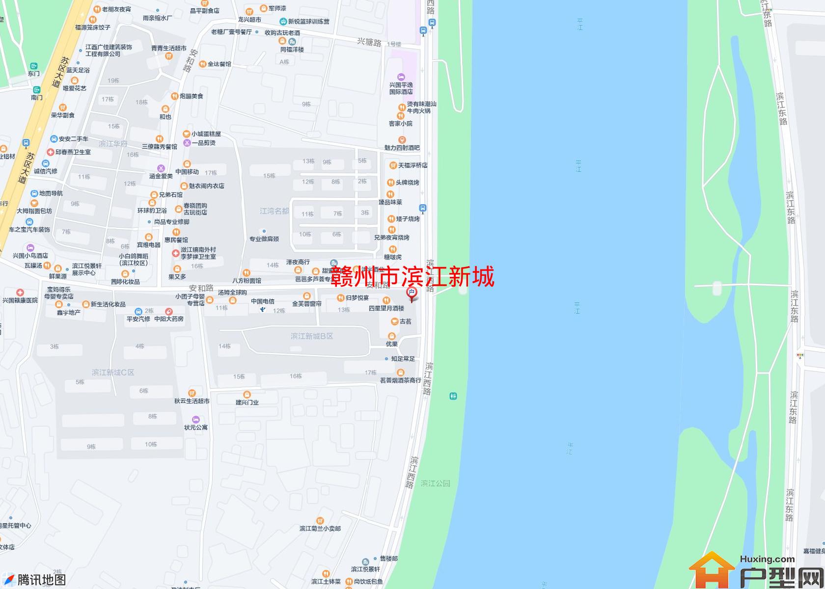 滨江新城小区 - 户型网