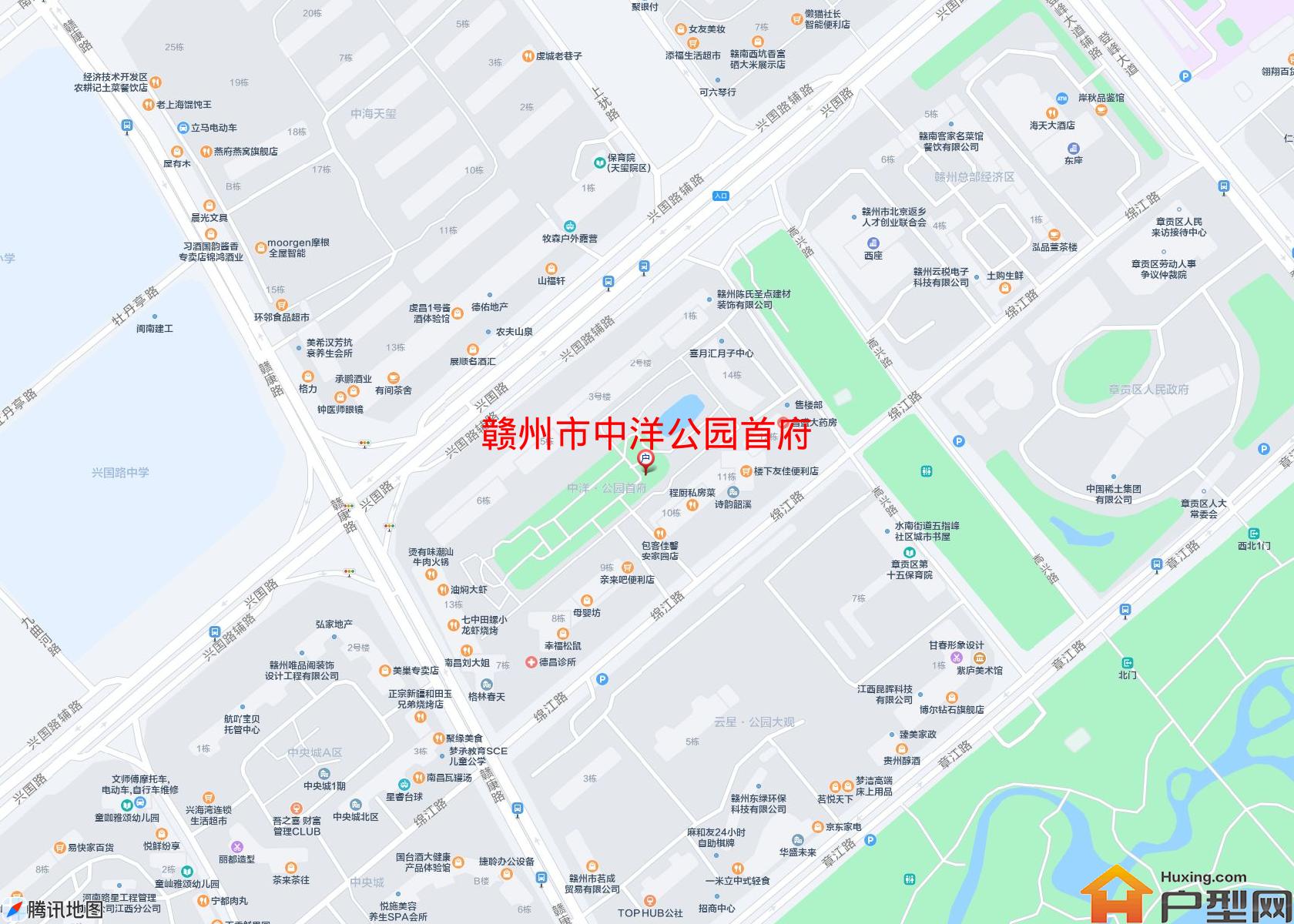 中洋公园首府小区 - 户型网