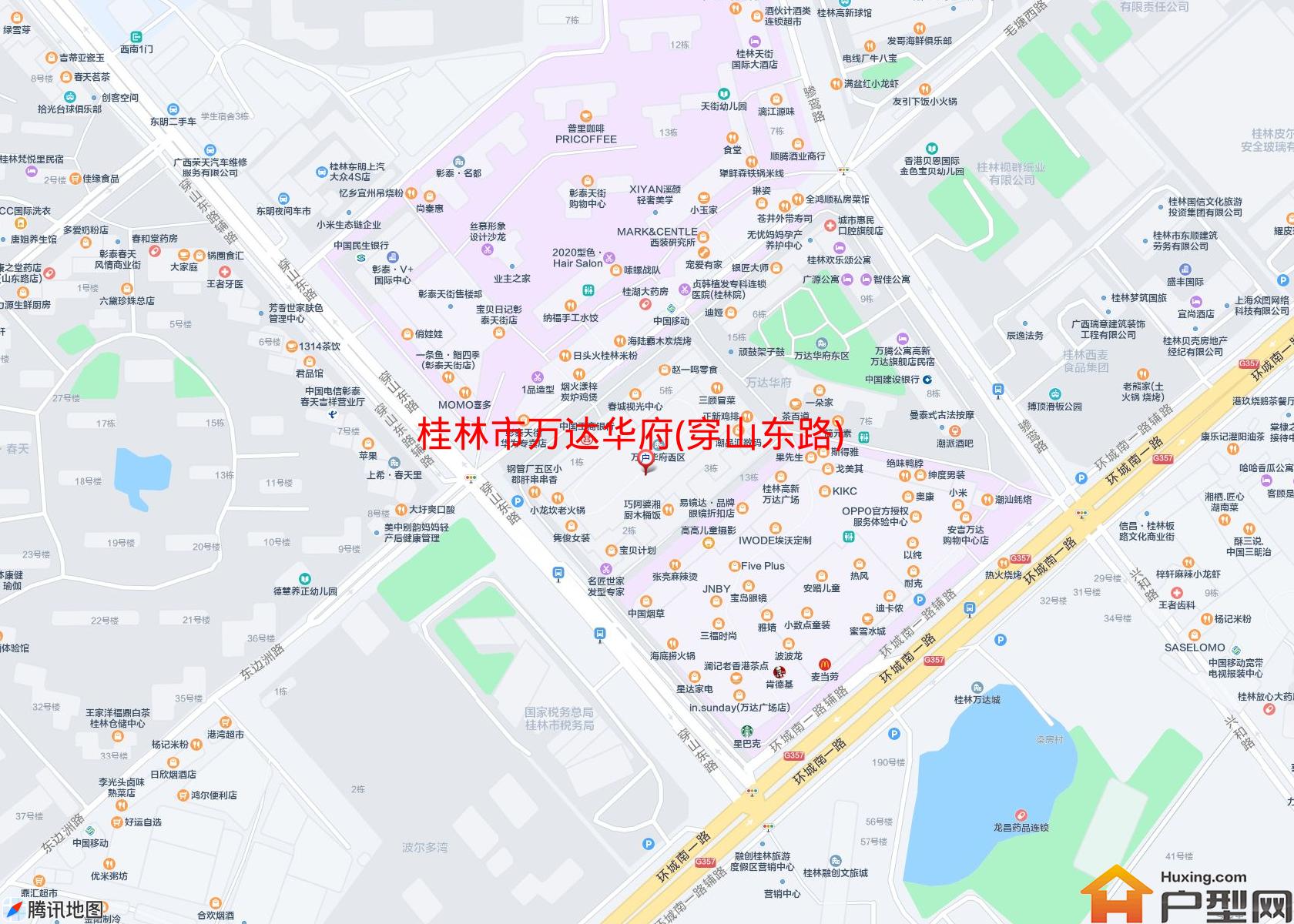 万达华府(穿山东路)小区 - 户型网