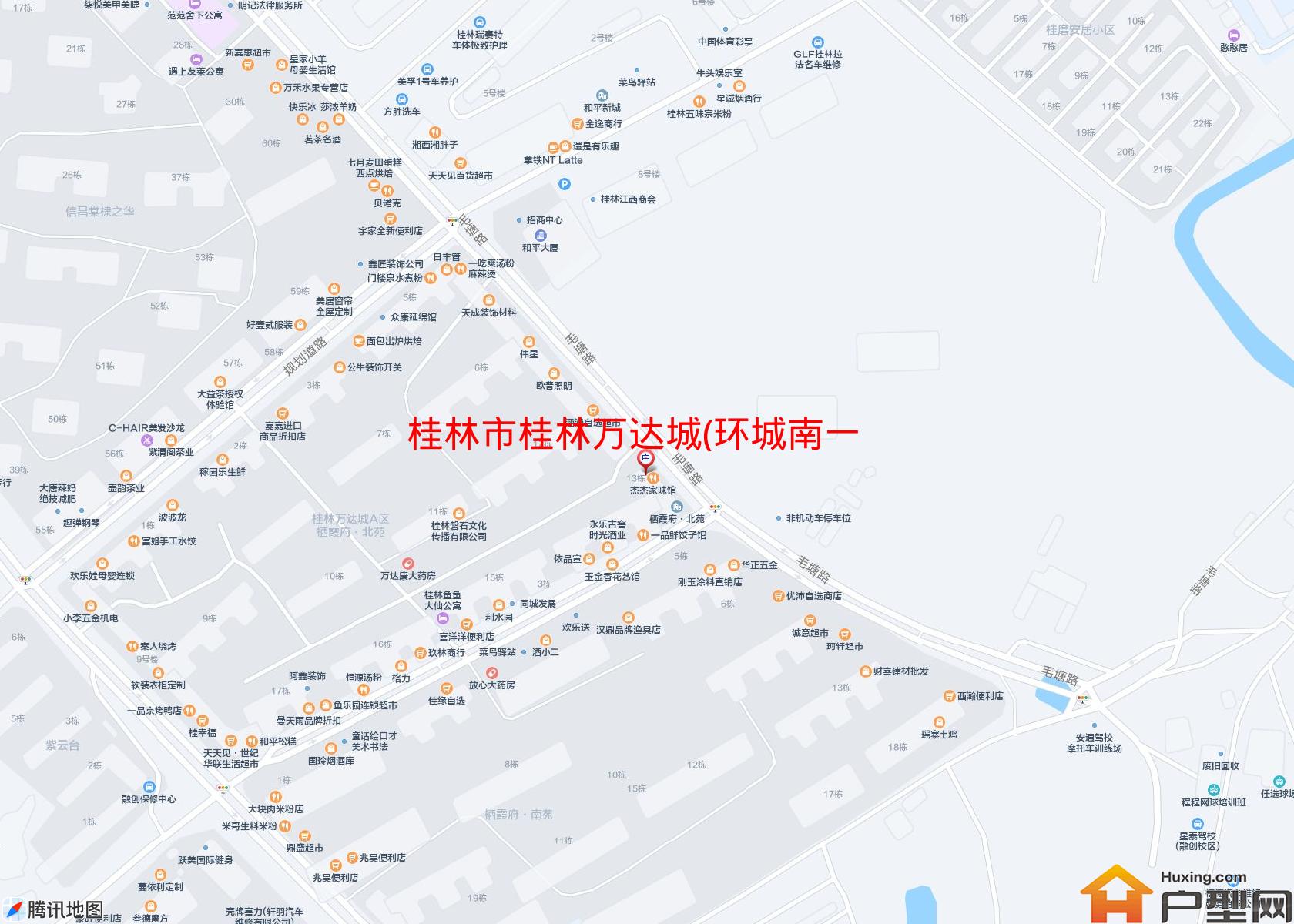 桂林万达城(环城南一路)小区 - 户型网