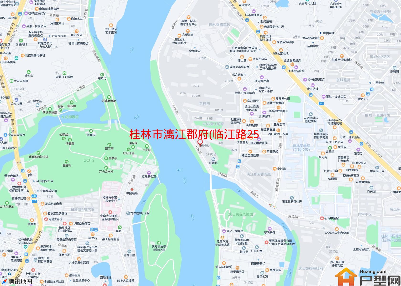 漓江郡府(临江路258号)小区 - 户型网