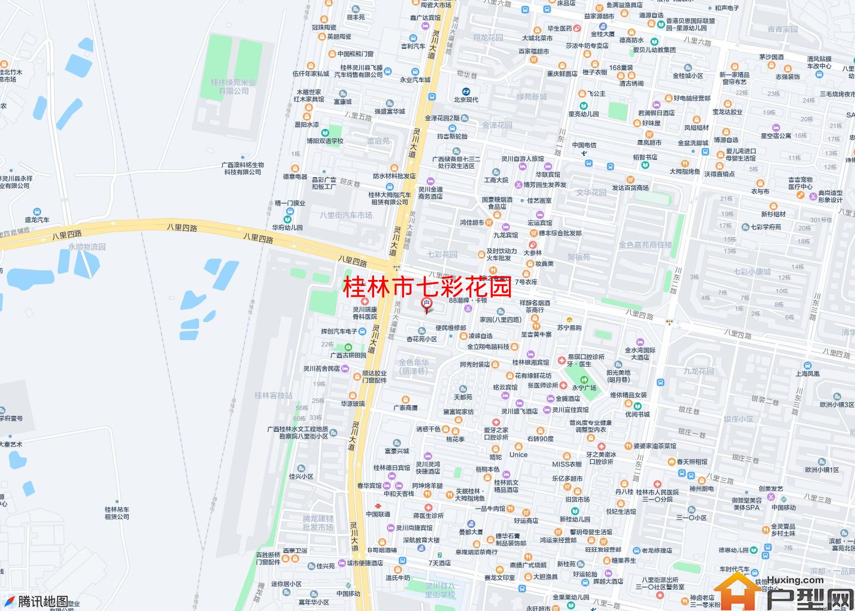 七彩花园小区 - 户型网
