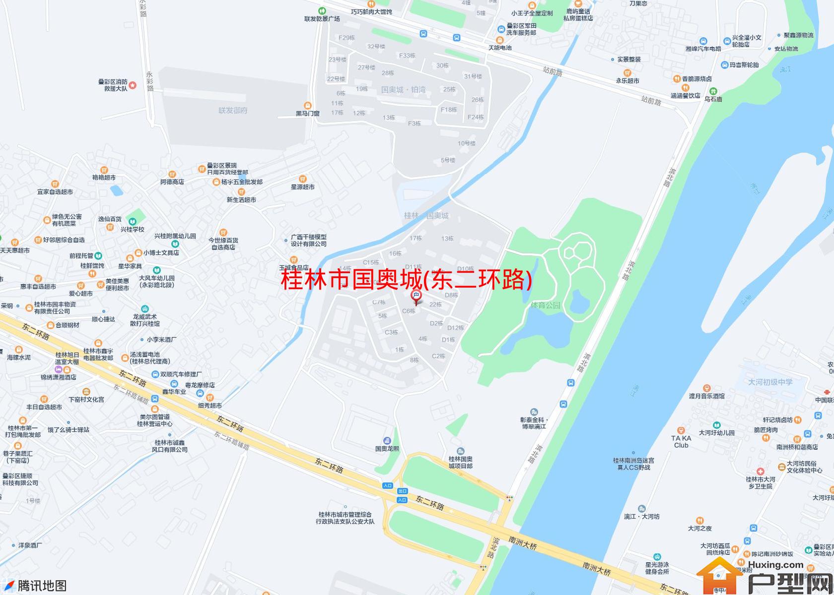 国奥城(东二环路)小区 - 户型网