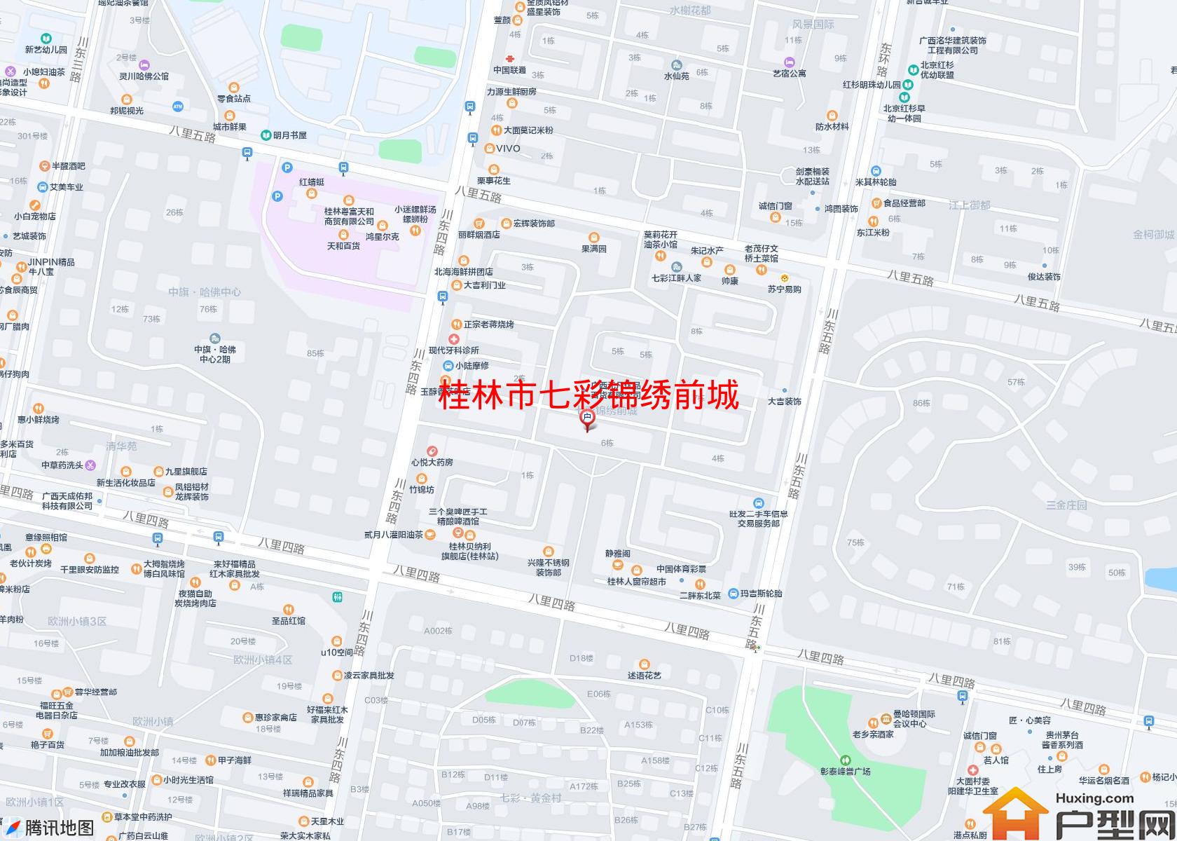 七彩锦绣前城小区 - 户型网