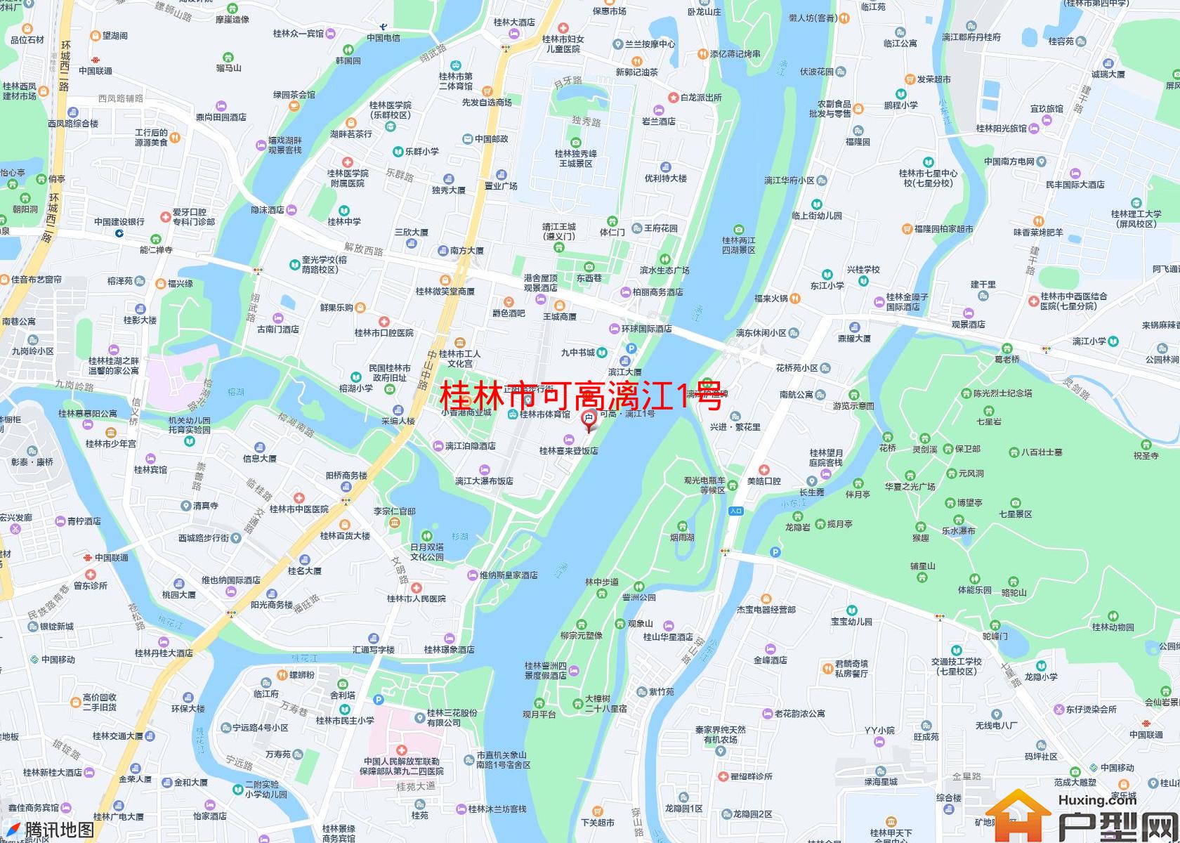 可高漓江1号小区 - 户型网