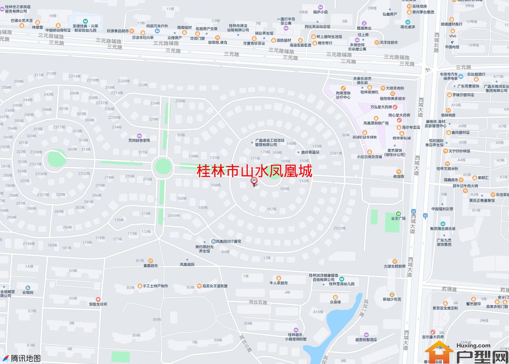 山水凤凰城小区 - 户型网