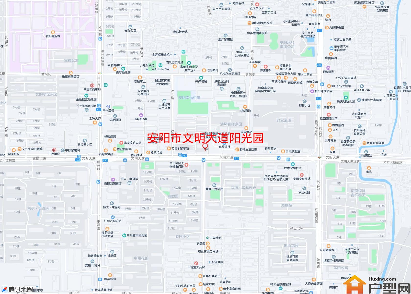 文明大道阳光园小区 - 户型网