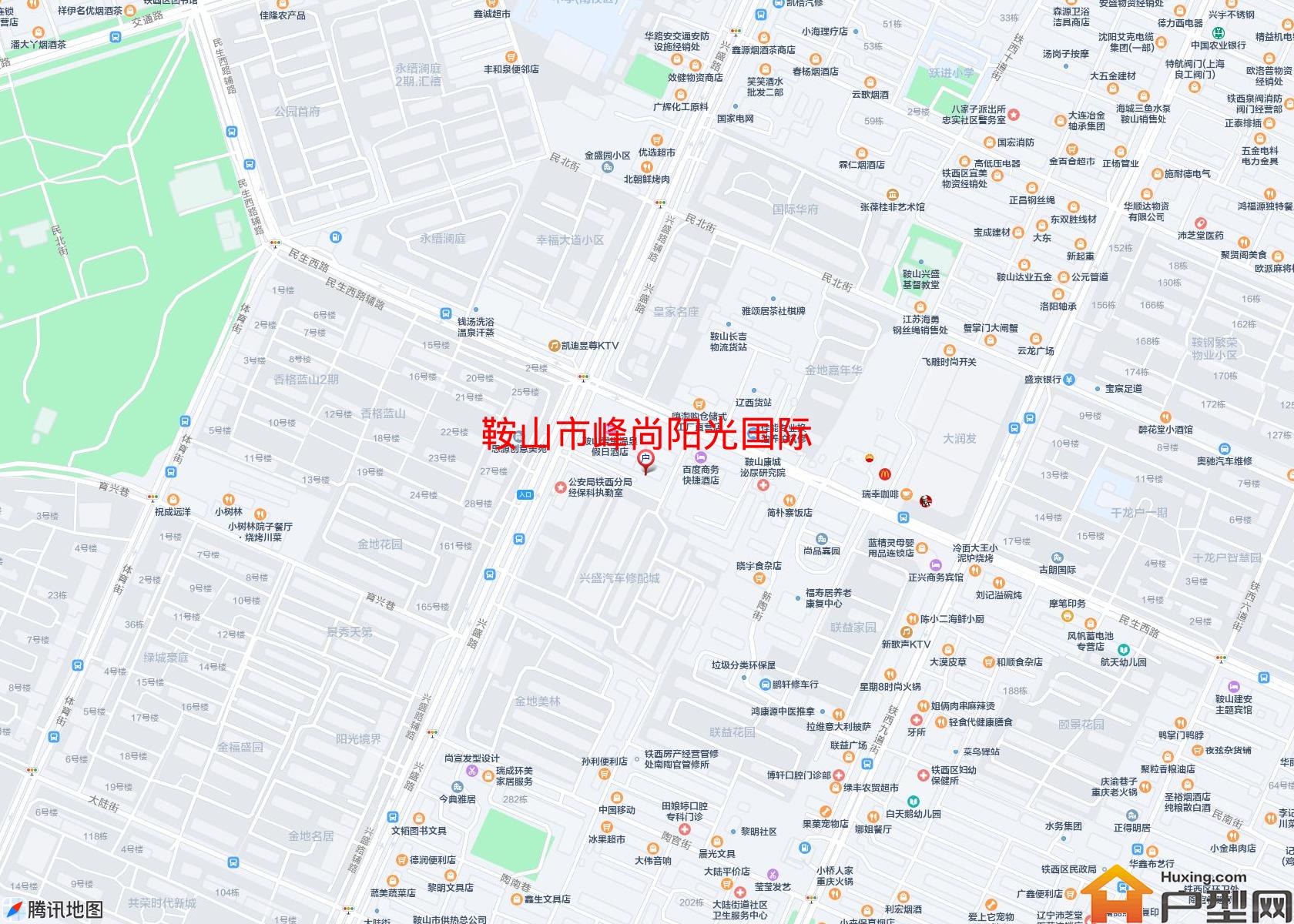 峰尚阳光国际小区 - 户型网