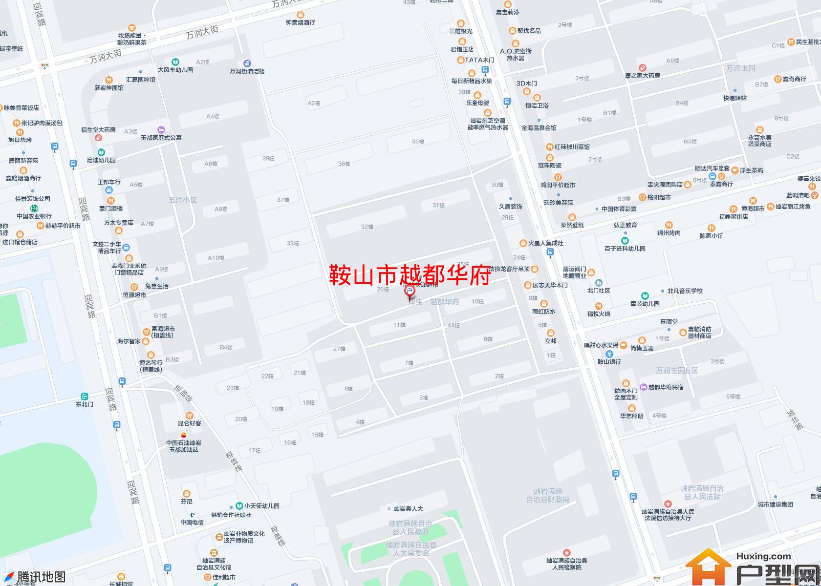 越都华府小区 - 户型网