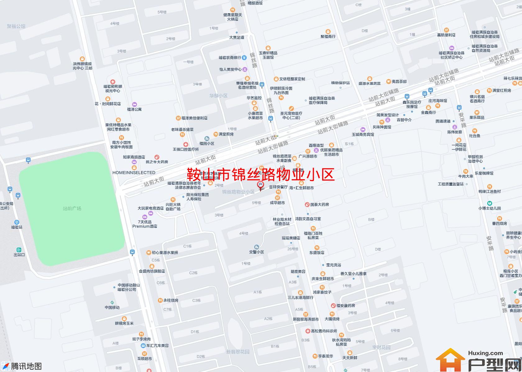 锦丝路物业小区小区 - 户型网