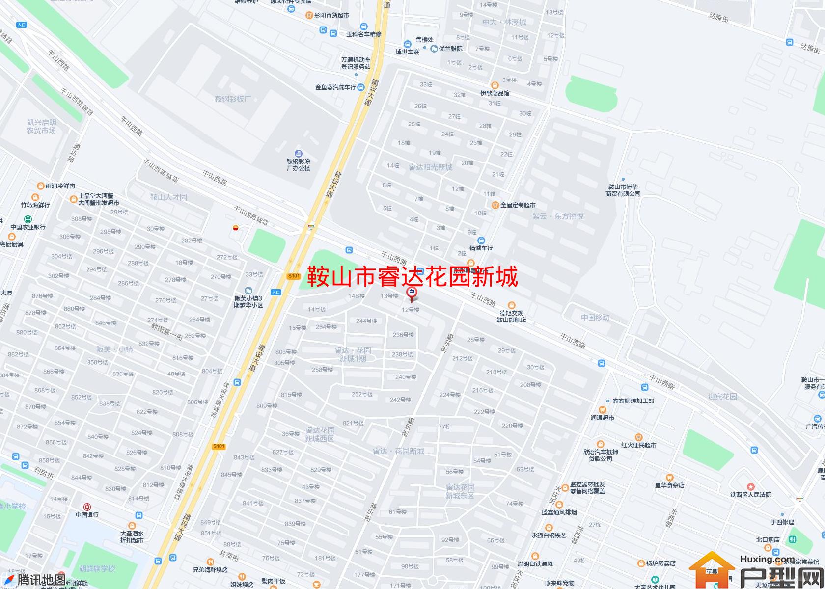睿达花园新城小区 - 户型网