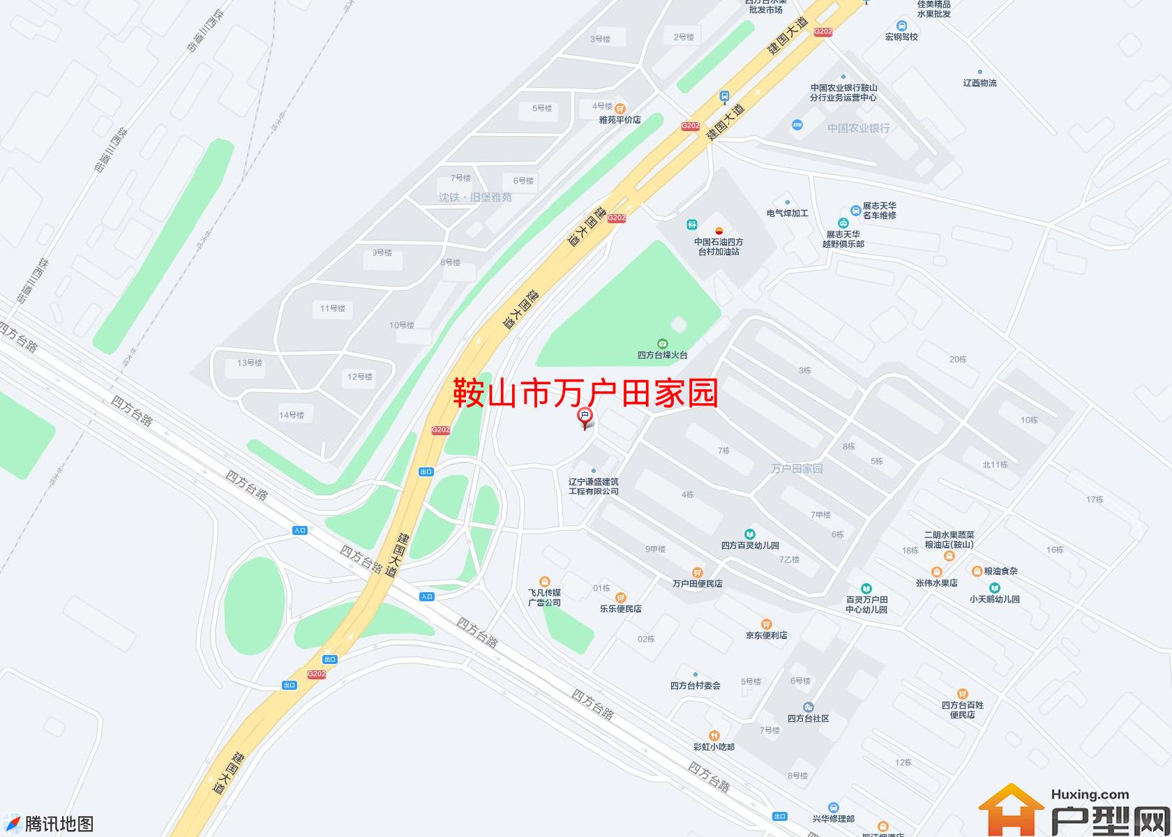 万户田家园小区 - 户型网