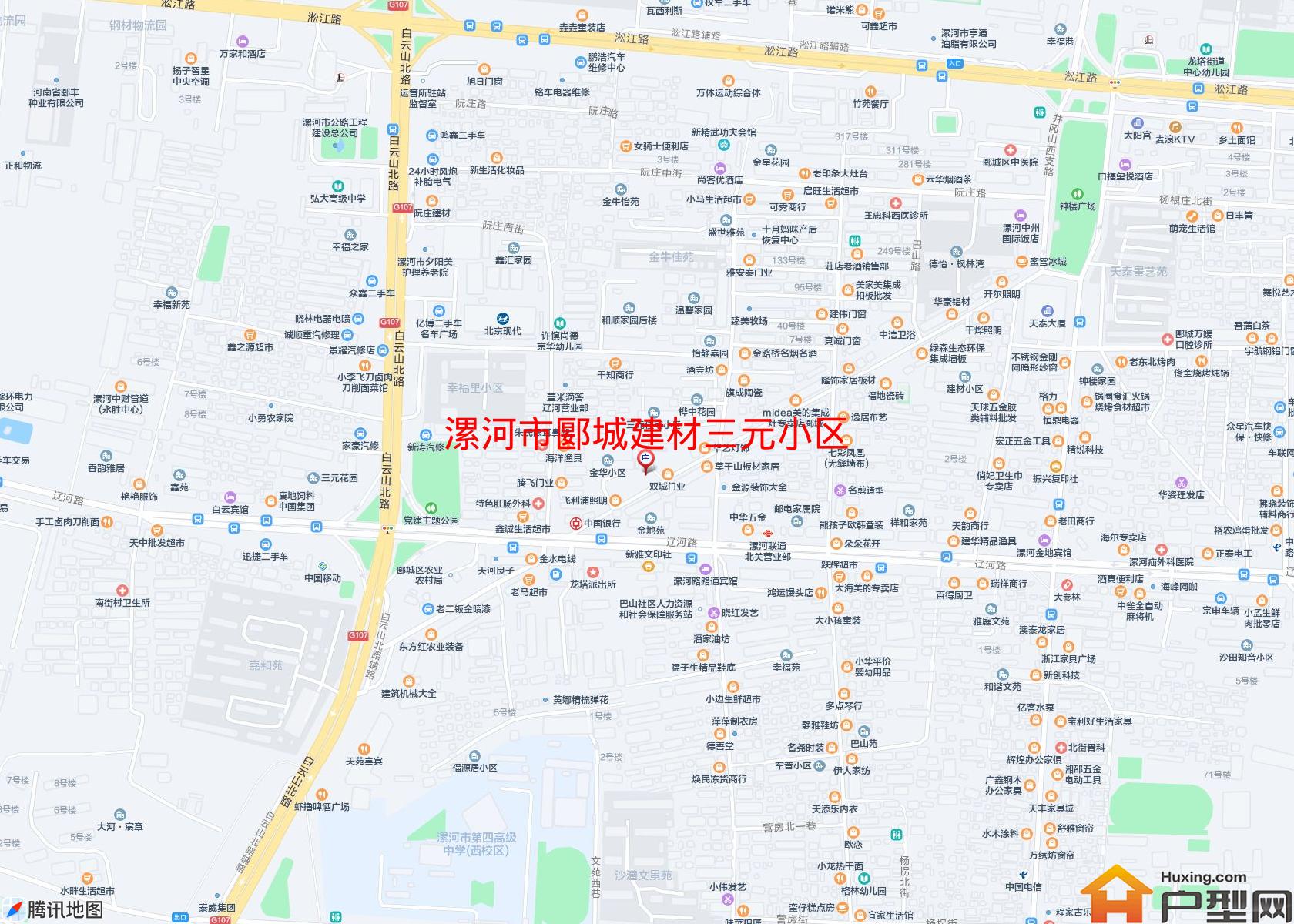 郾城建材三元小区小区 - 户型网