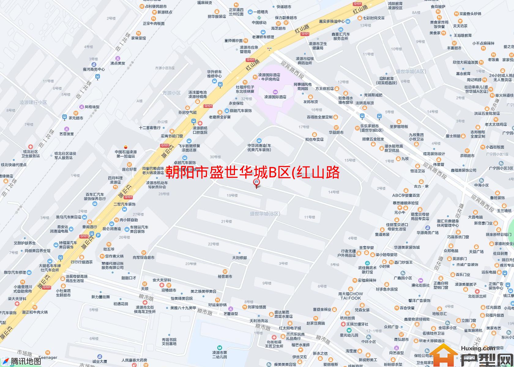盛世华城B区(红山路西段76号)小区 - 户型网