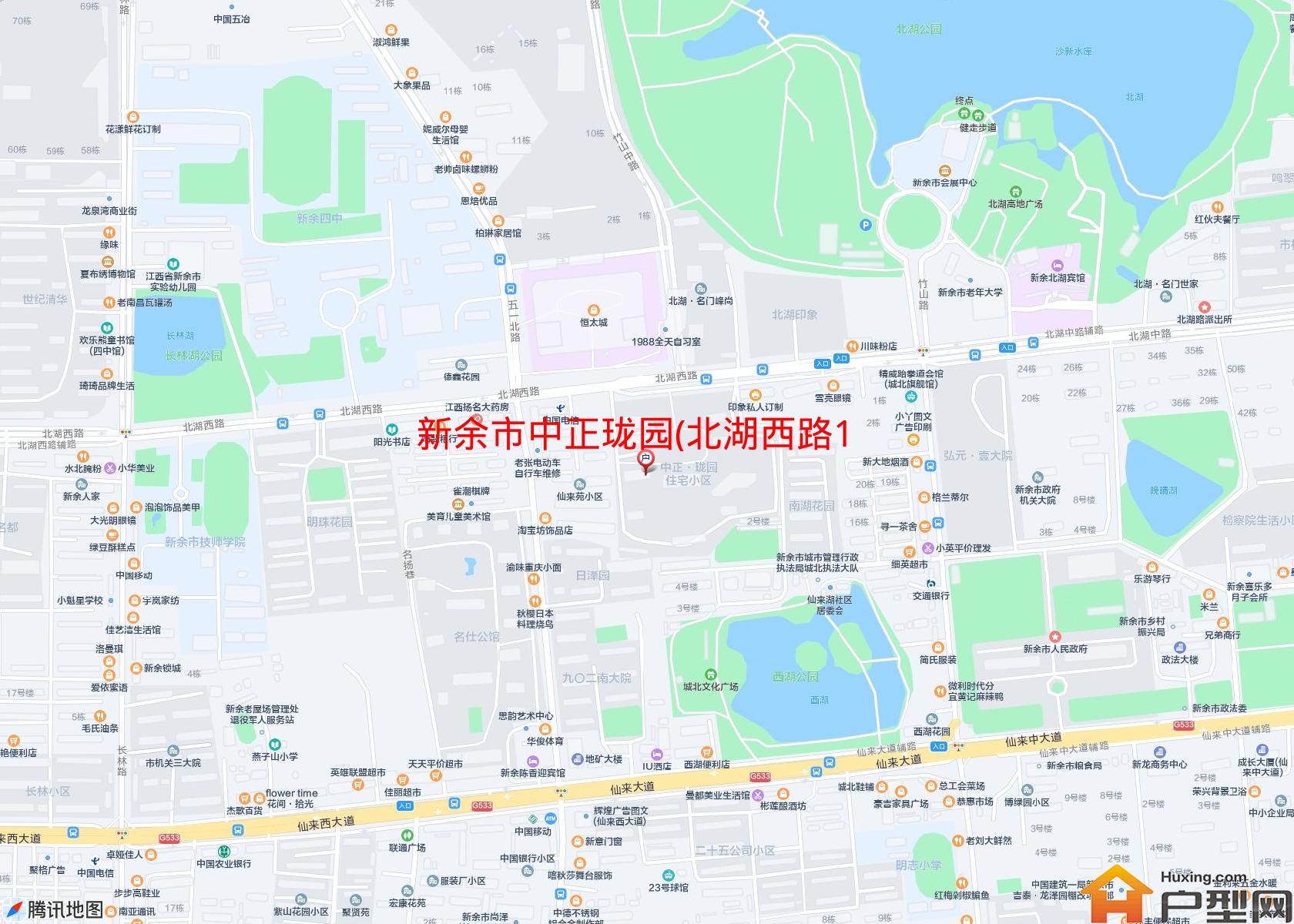中正珑园(北湖西路151号)小区 - 户型网