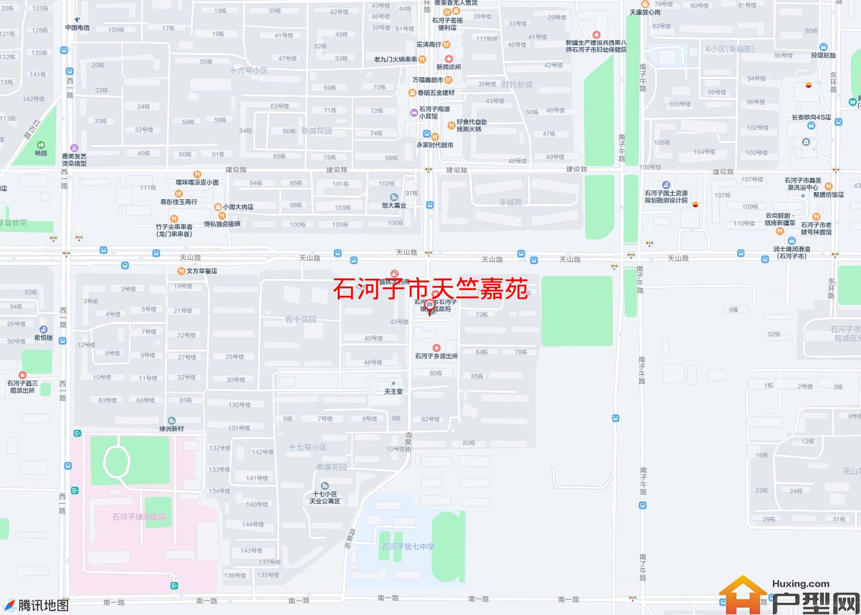 天竺嘉苑小区 - 户型网