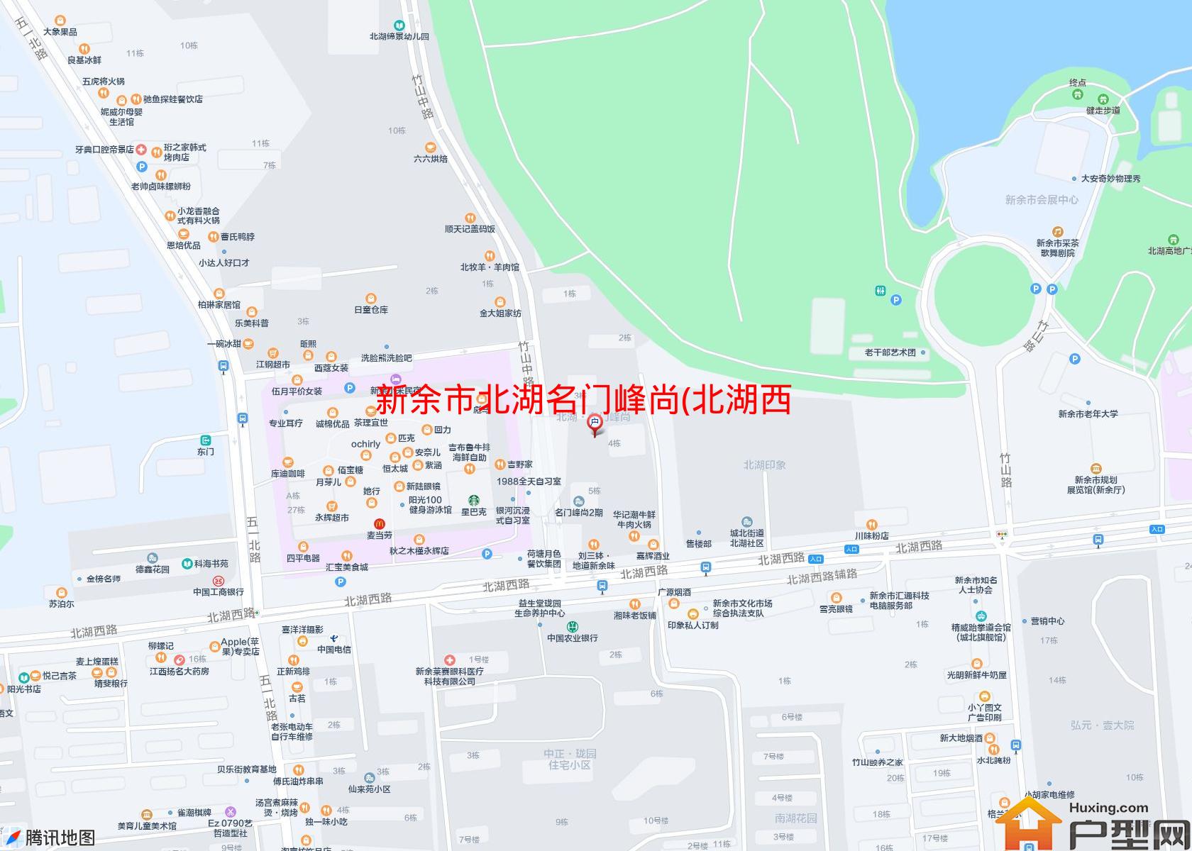 北湖名门峰尚(北湖西路130号)小区 - 户型网