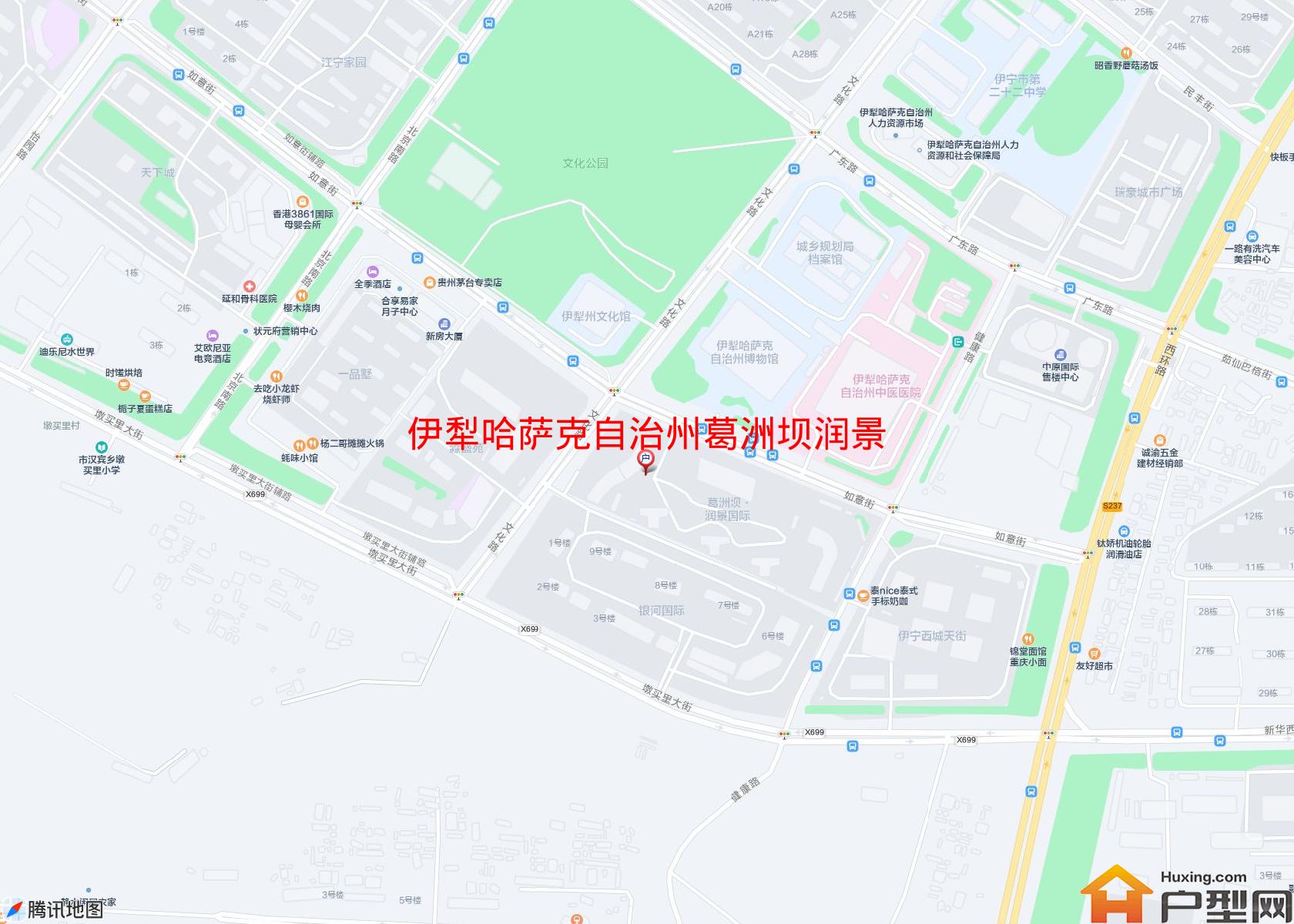 葛洲坝润景国际(文化路)小区 - 户型网