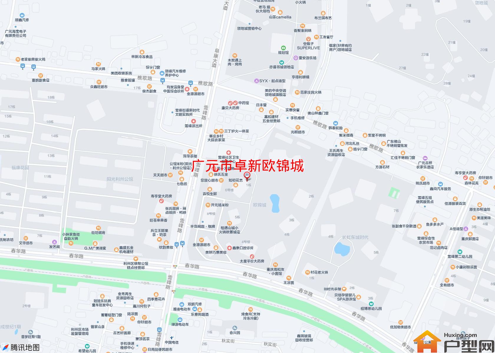 卓新欧锦城小区 - 户型网