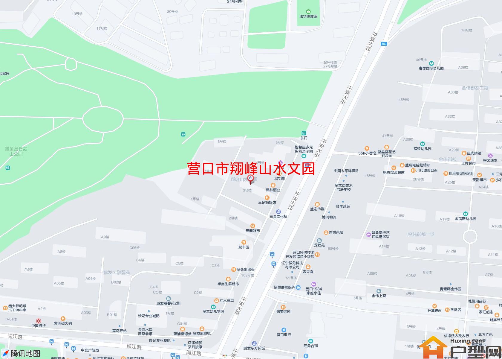 翔峰山水文园小区 - 户型网