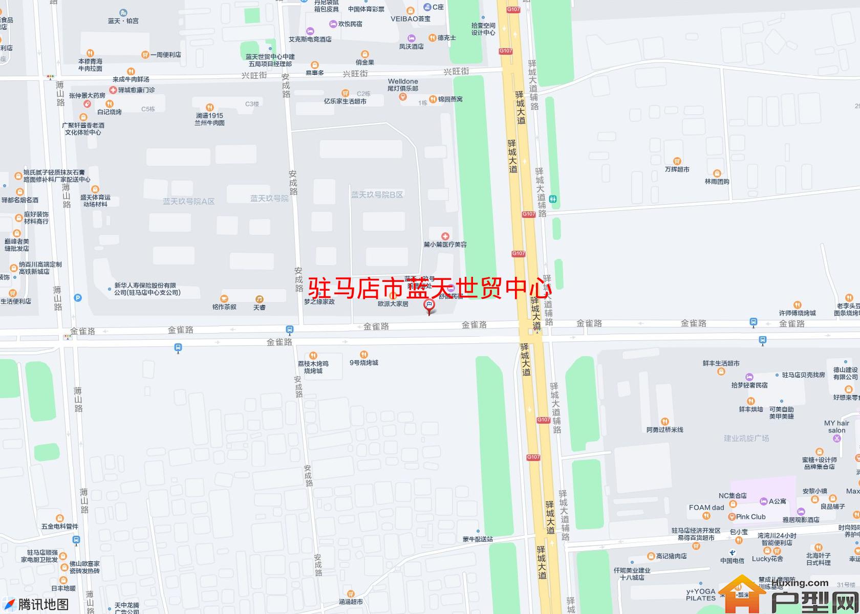 蓝天世贸中心小区 - 户型网