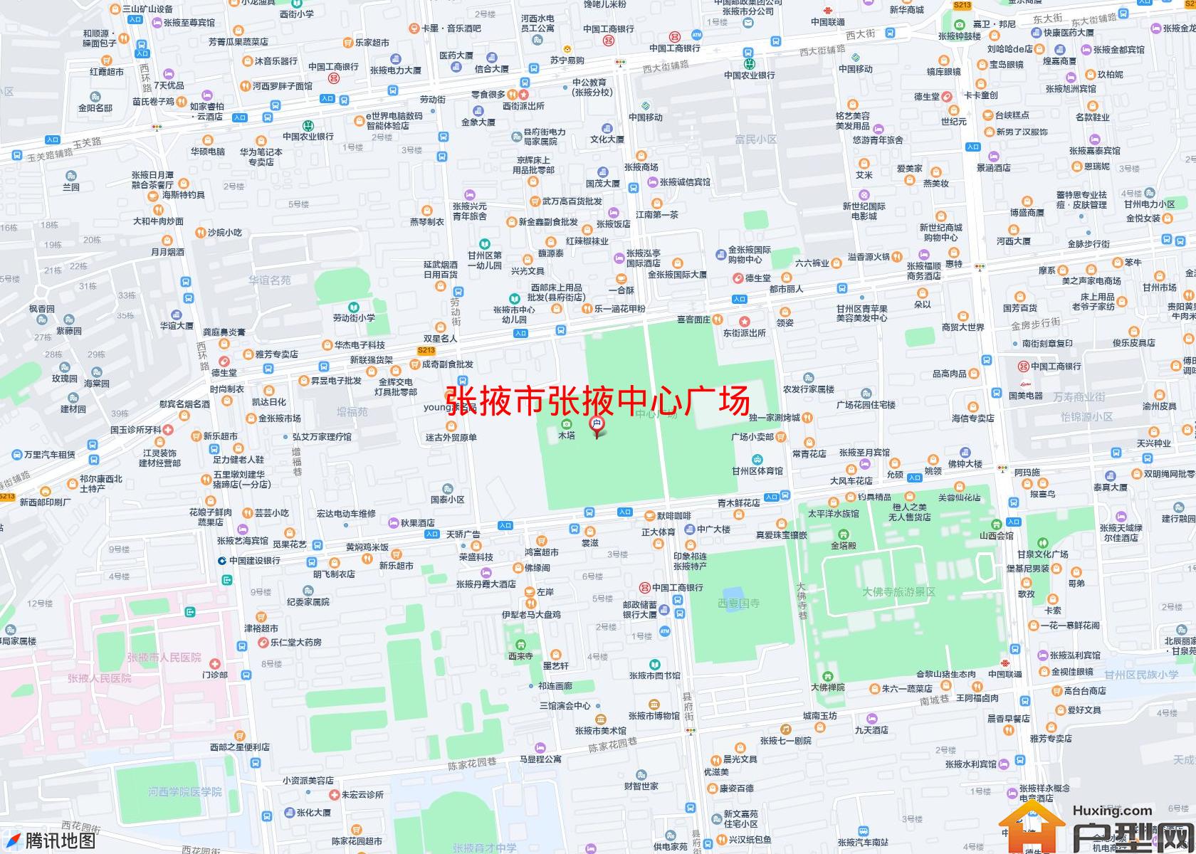 张掖中心广场小区 - 户型网